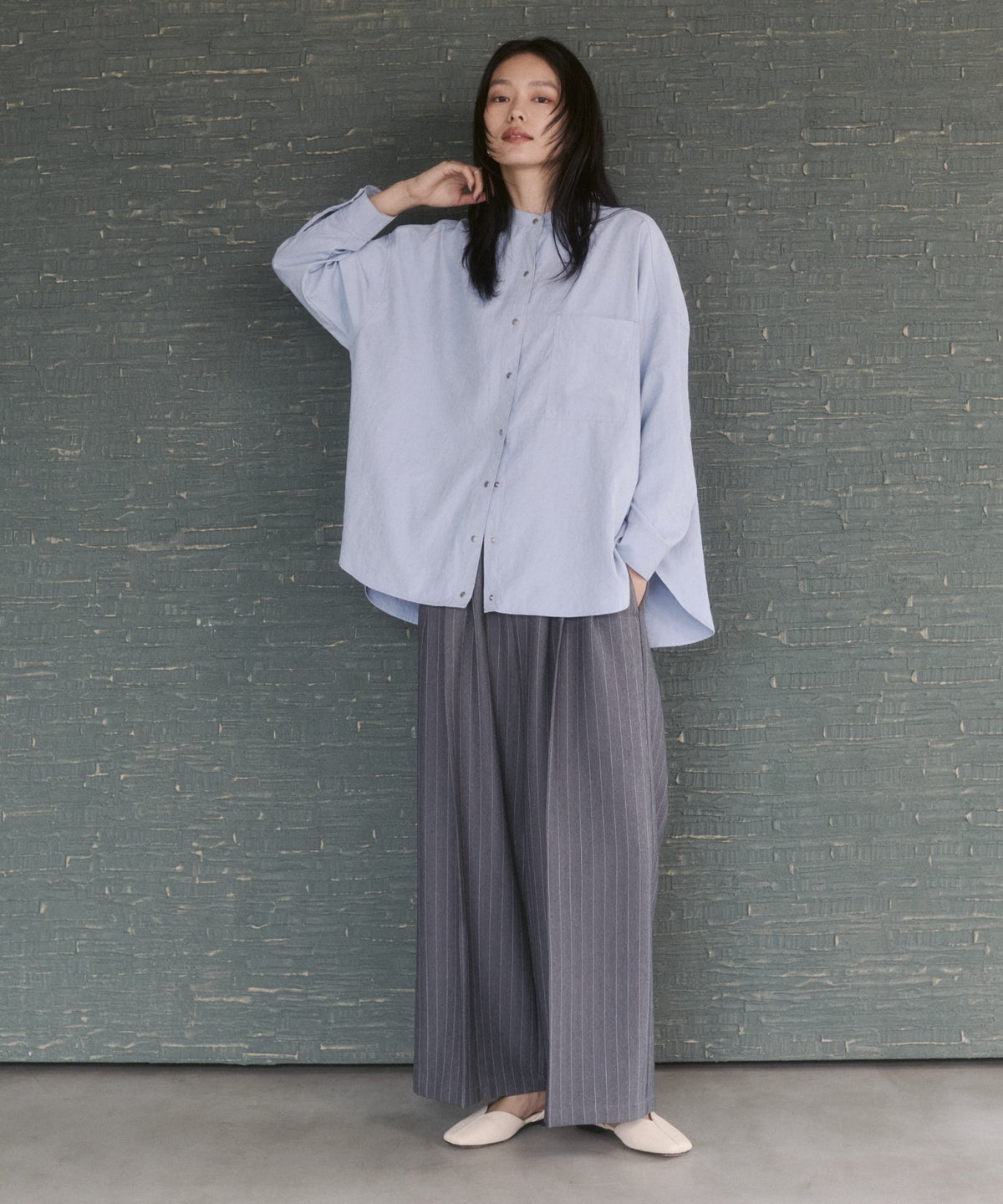 PLEATED PANTS
