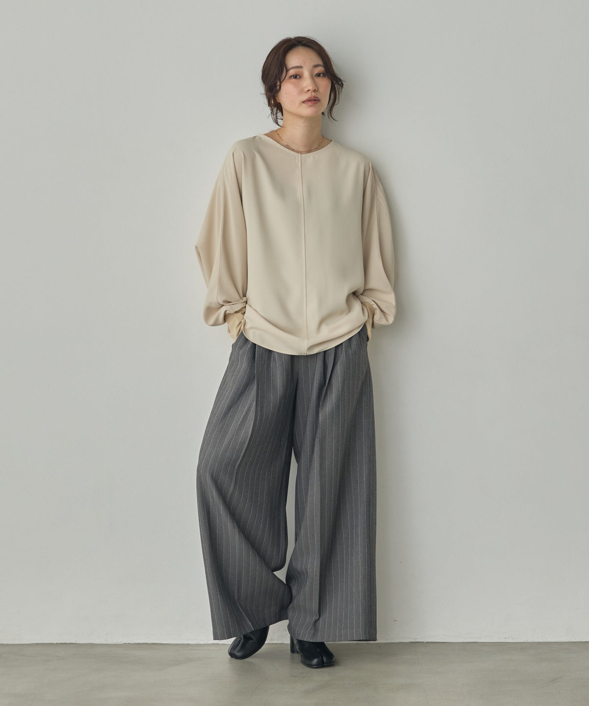 PLEATED PANTS