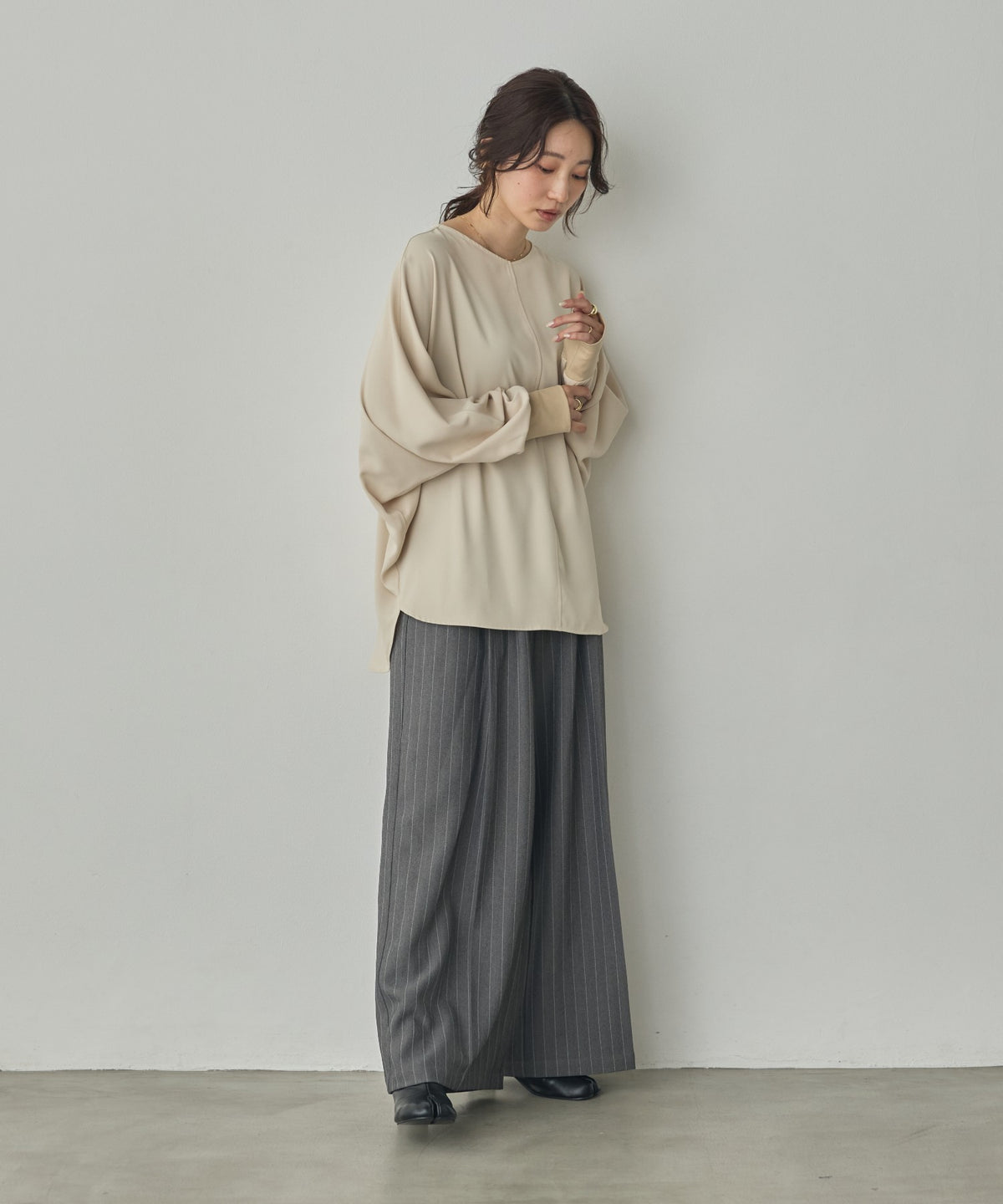PLEATED PANTS
