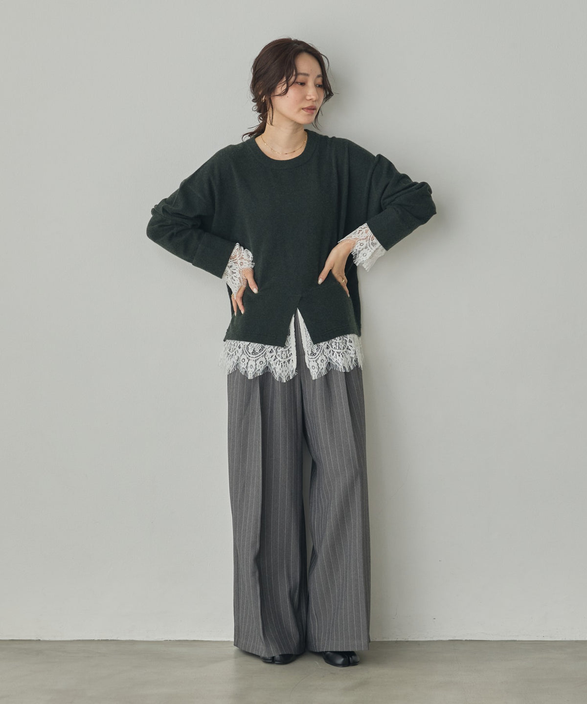 PLEATED PANTS