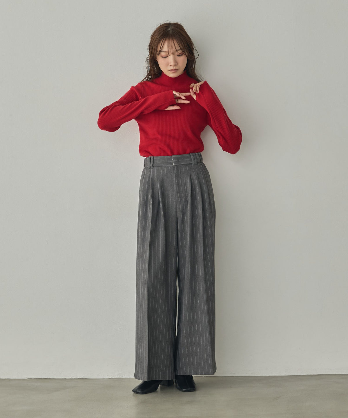 PLEATED PANTS