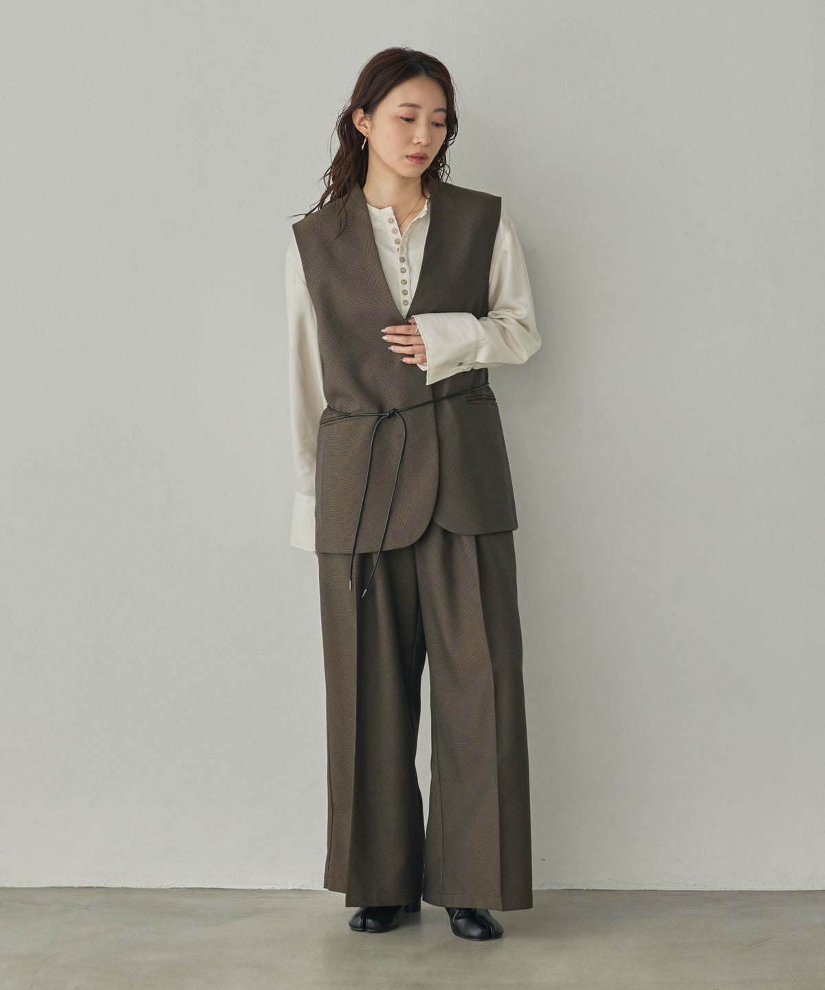 PLEATED PANTS