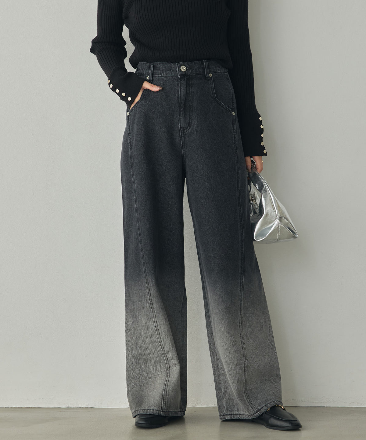 OMBRÉ DENIM PANTS