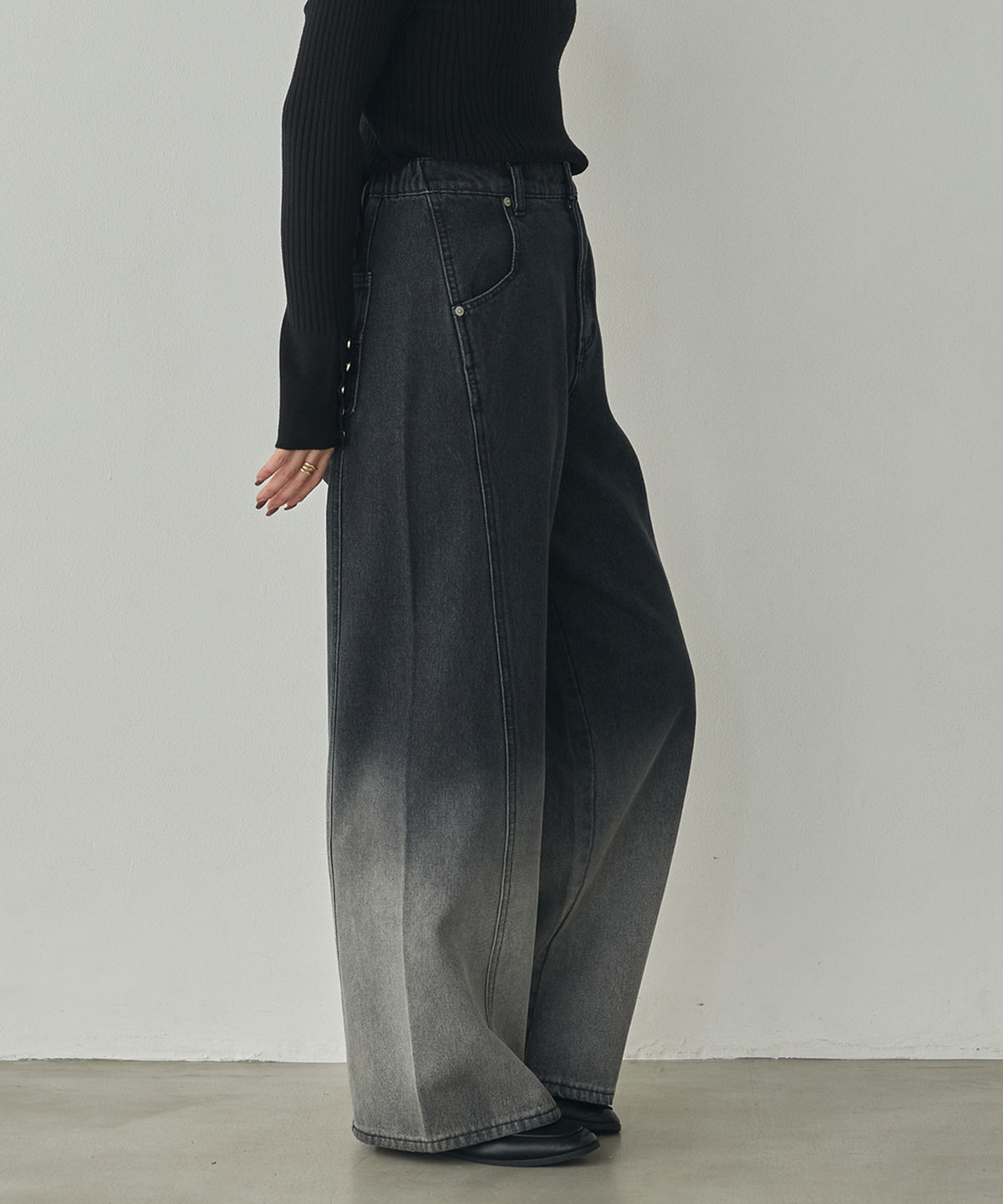 OMBRÉ DENIM PANTS