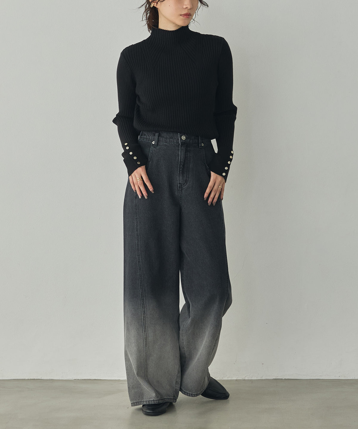 OMBRÉ DENIM PANTS