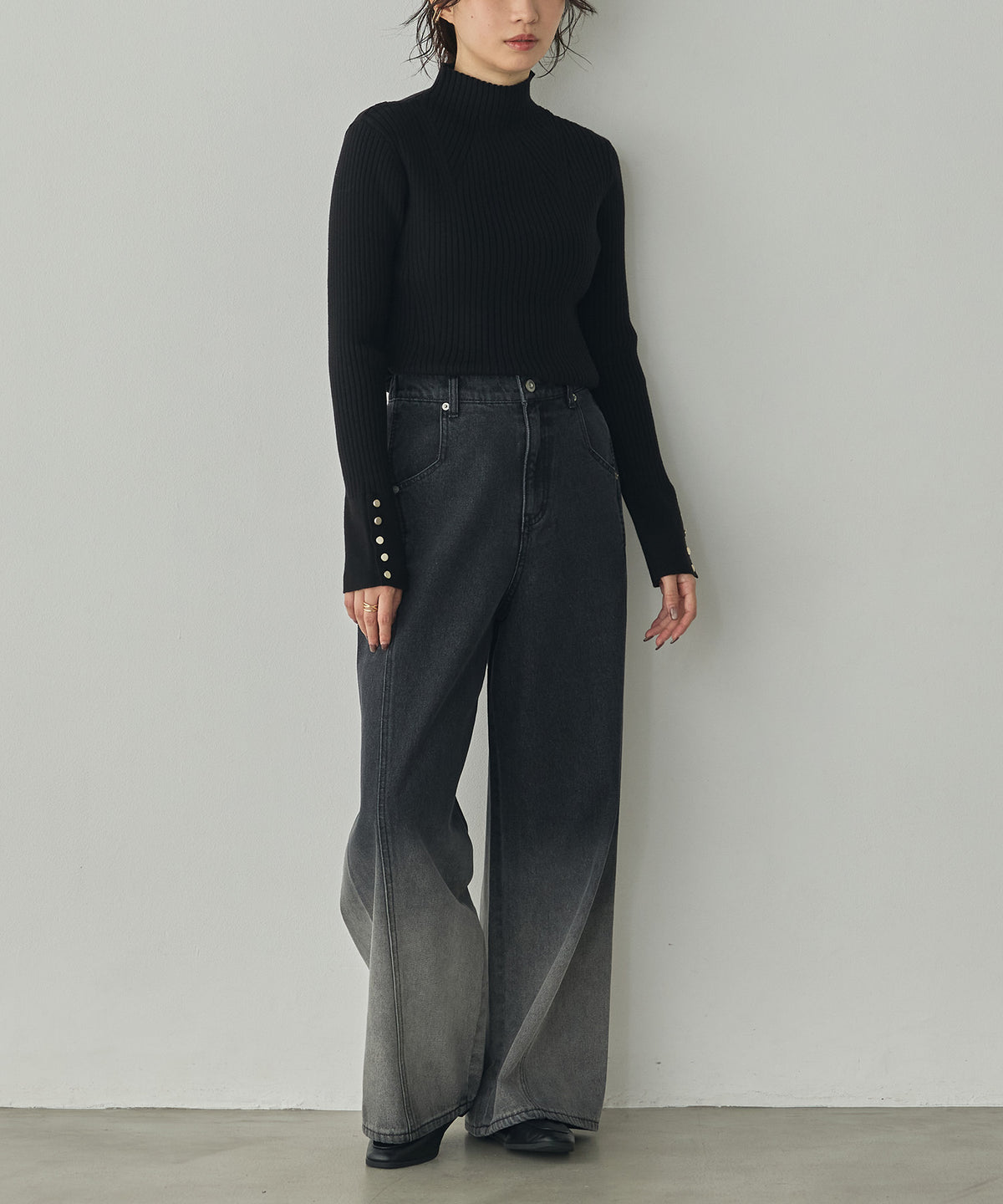 OMBRÉ DENIM PANTS