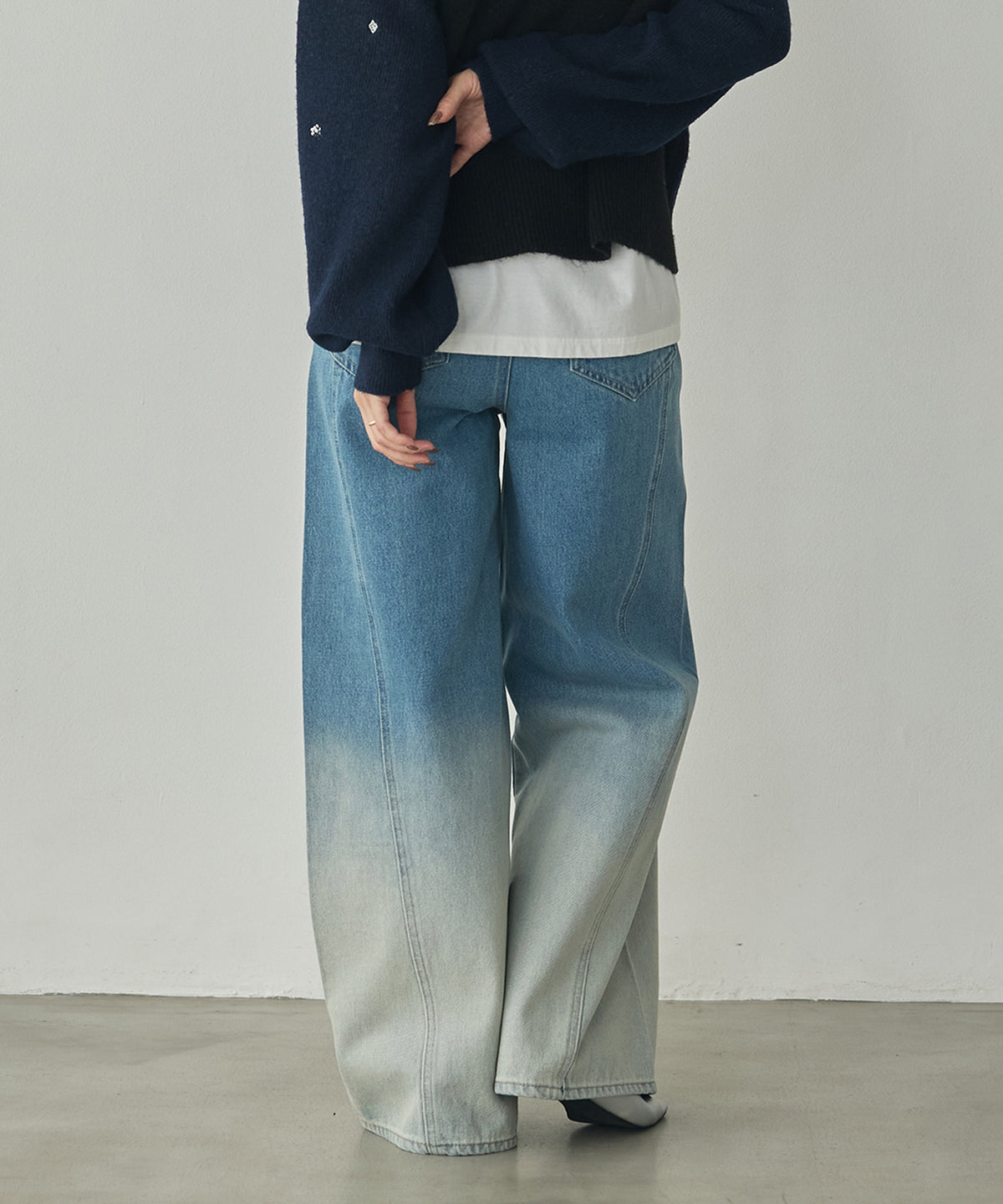 OMBRÉ DENIM PANTS