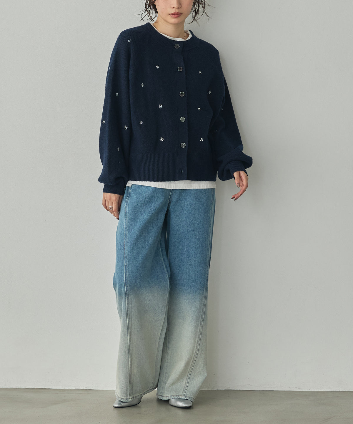 OMBRÉ DENIM PANTS