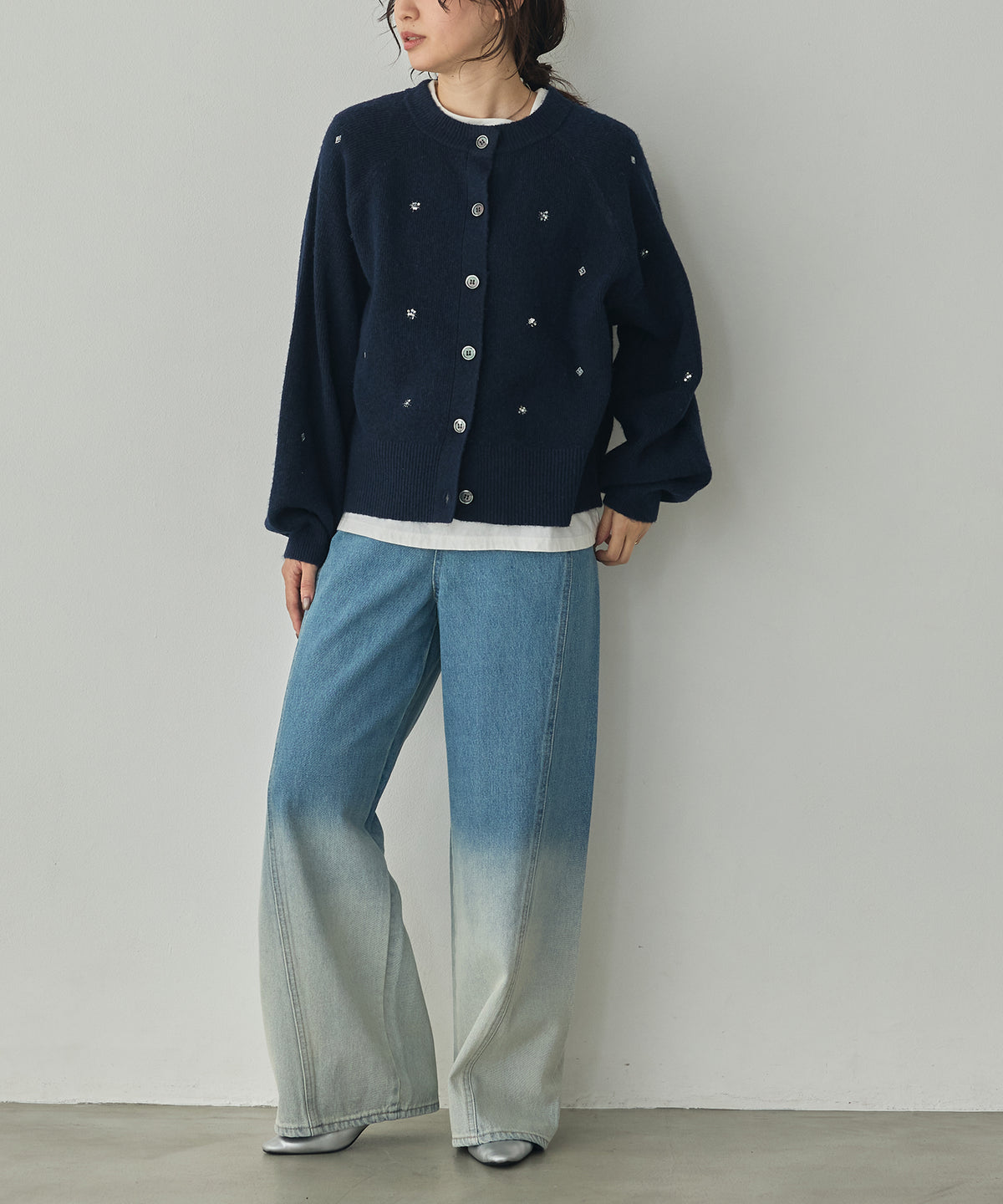 OMBRÉ DENIM PANTS