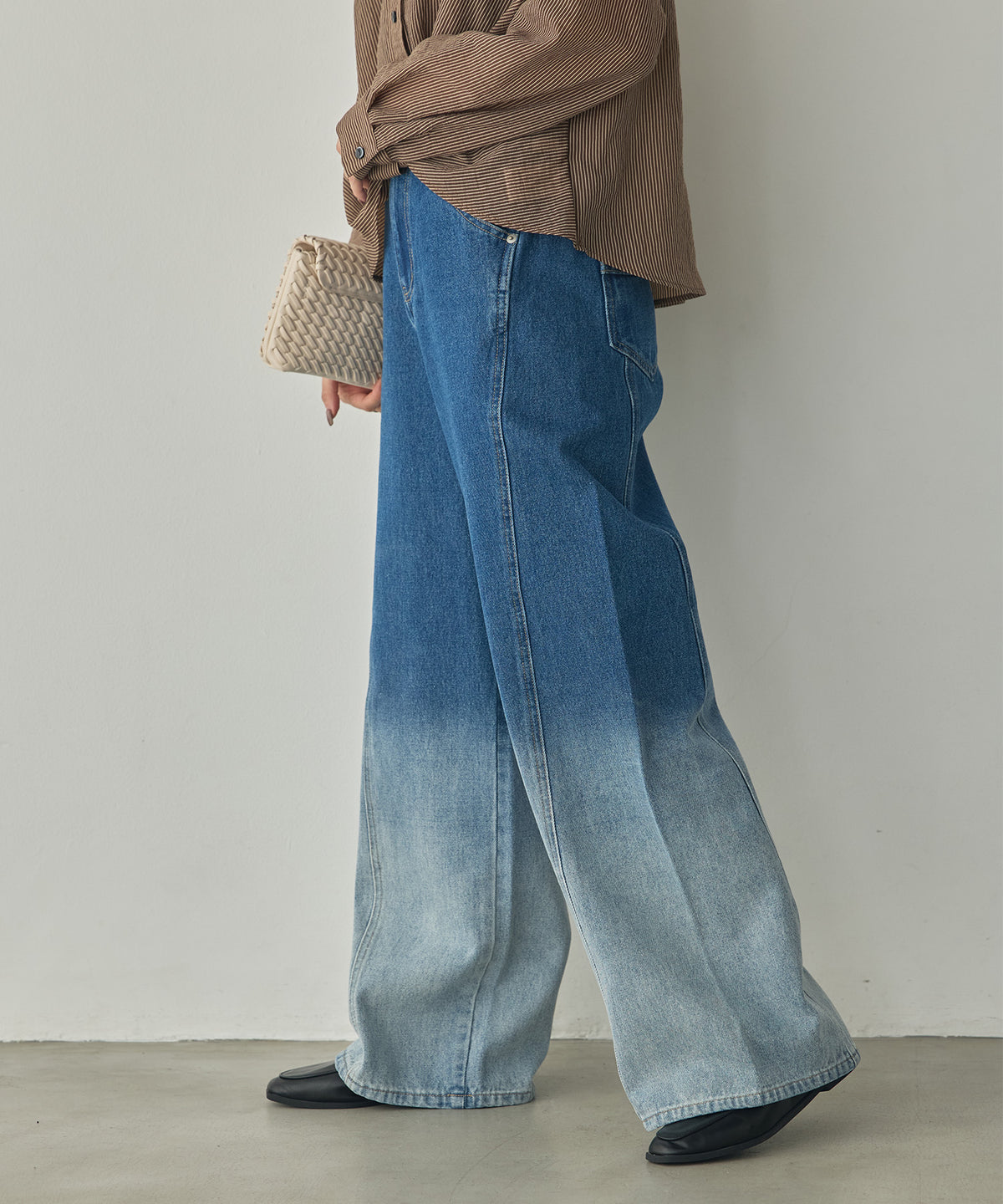 OMBRÉ DENIM PANTS