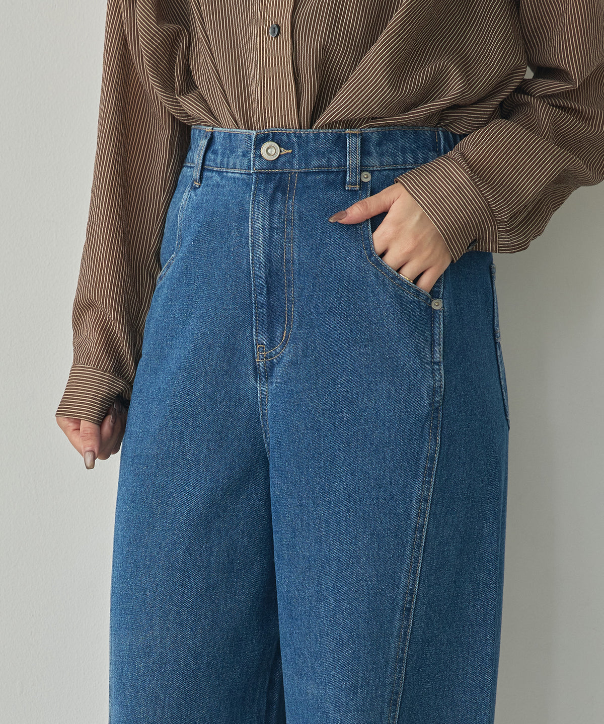 OMBRÉ DENIM PANTS