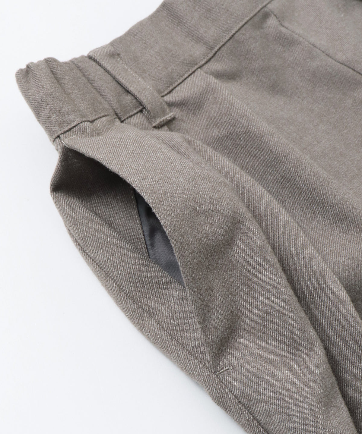 WIDE-LEG WITH LACE HEM PANTS