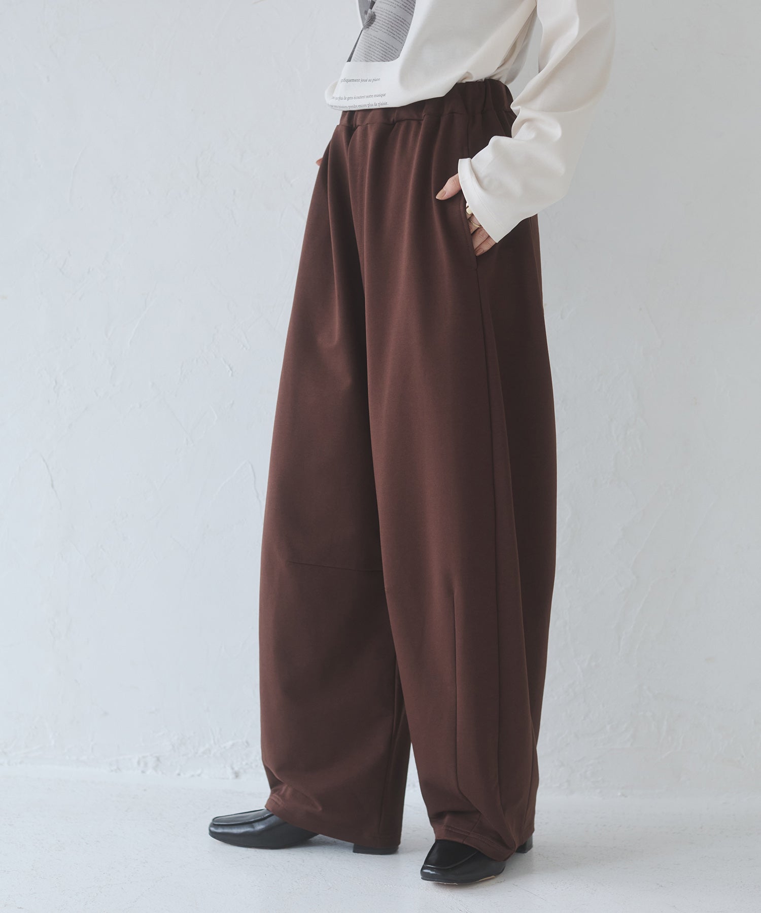 コクーン スウェットパンツ
