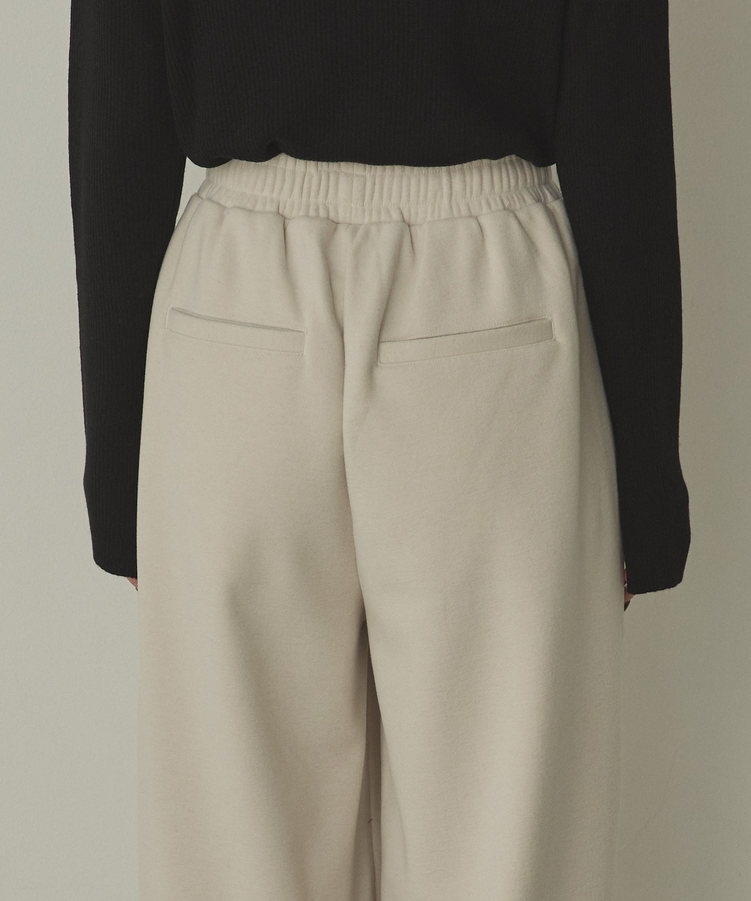 ベロアボンディング スウェットワイドパンツ