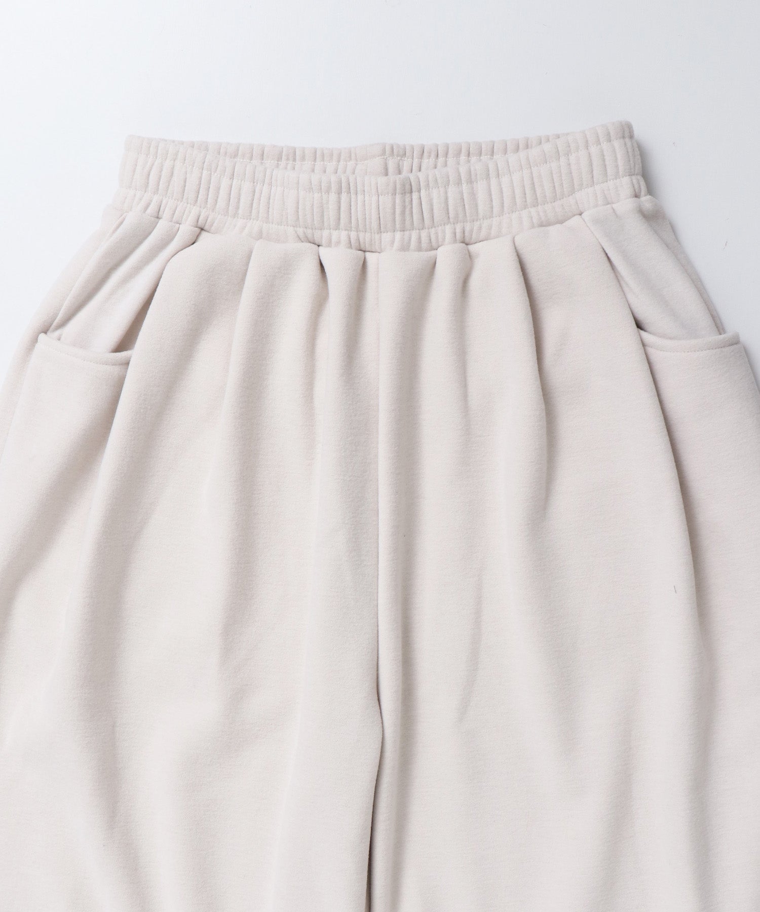 ベロアボンディング スウェットワイドパンツ