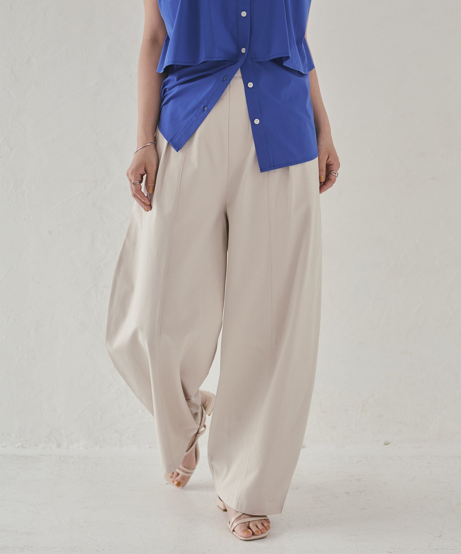 COOL-TOUCH JERSEY COCOON TROUSERS