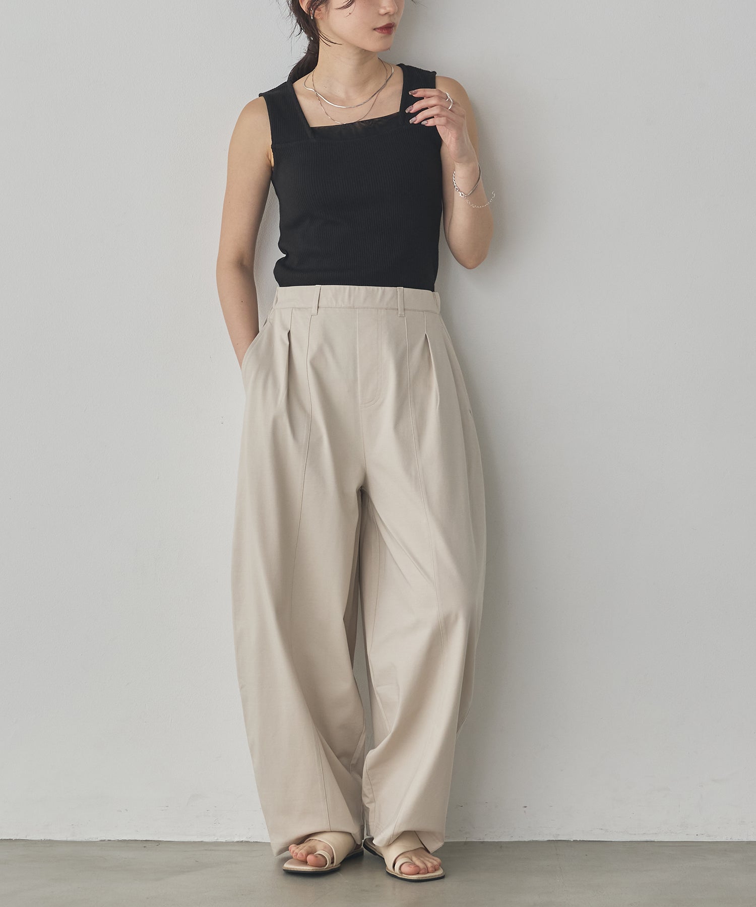 COOL-TOUCH JERSEY COCOON TROUSERS