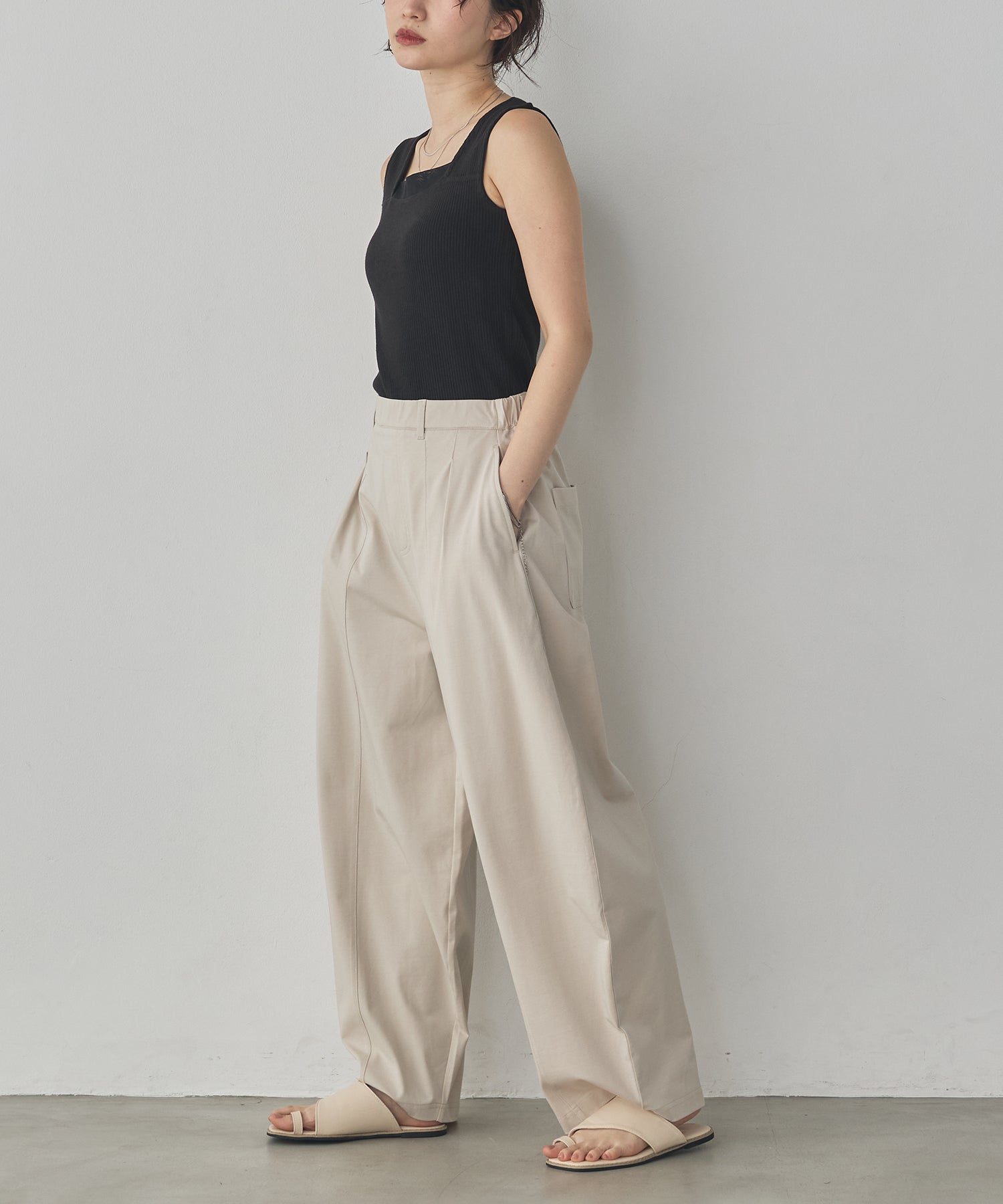 COOL-TOUCH JERSEY COCOON TROUSERS
