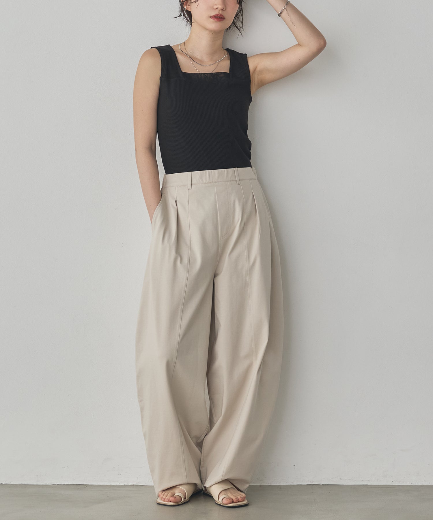 COOL-TOUCH JERSEY COCOON TROUSERS