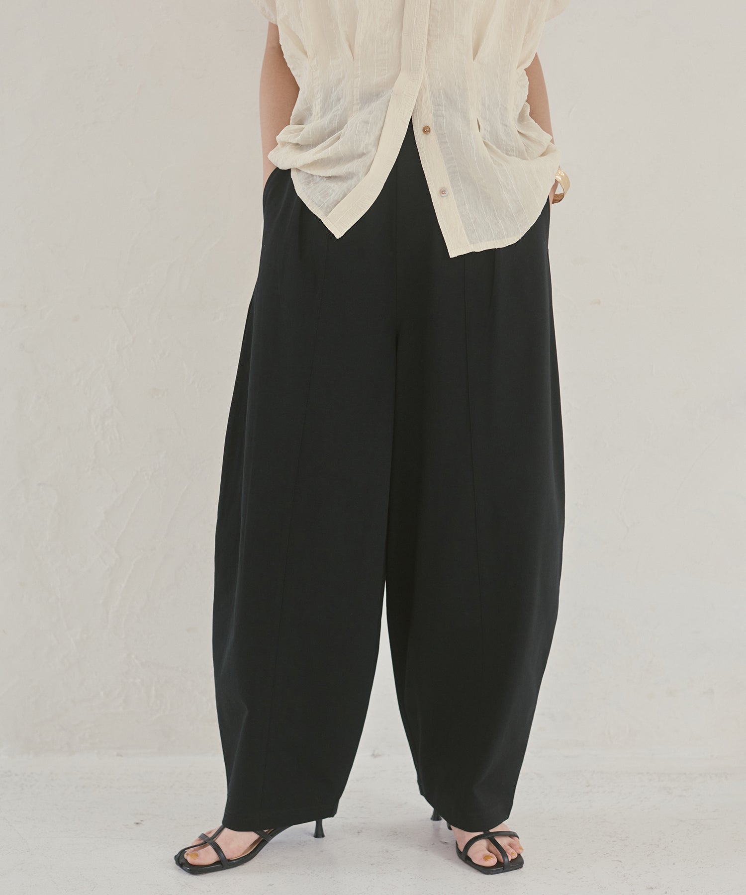 COOL-TOUCH JERSEY COCOON TROUSERS