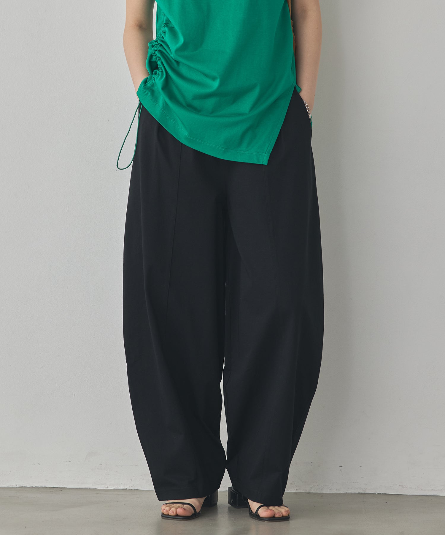 COOL-TOUCH JERSEY COCOON TROUSERS