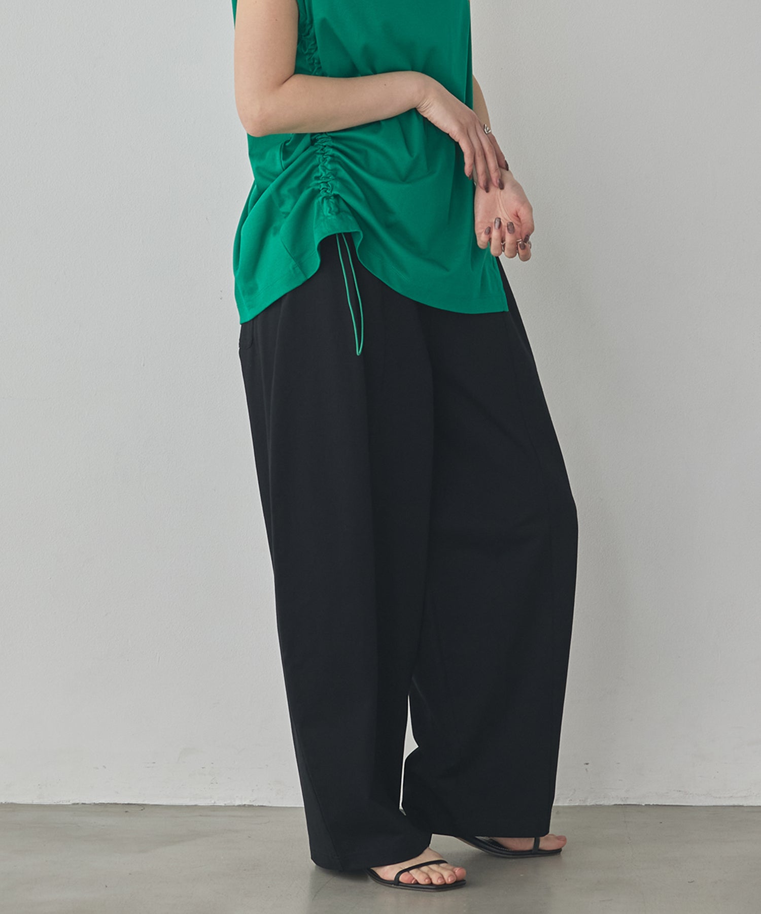 COOL-TOUCH JERSEY COCOON TROUSERS