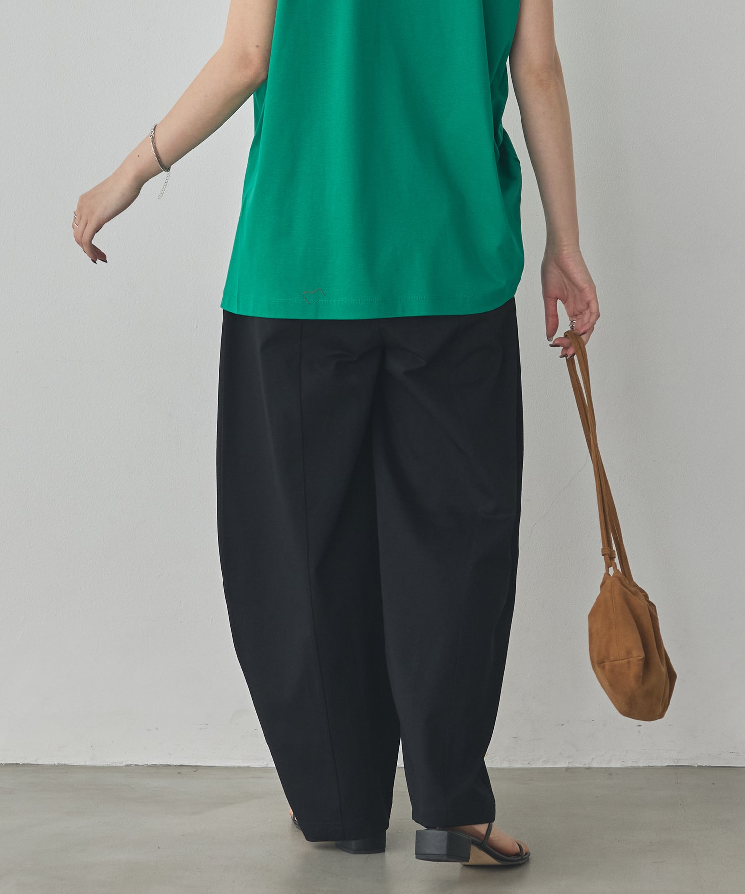 COOL-TOUCH JERSEY COCOON TROUSERS