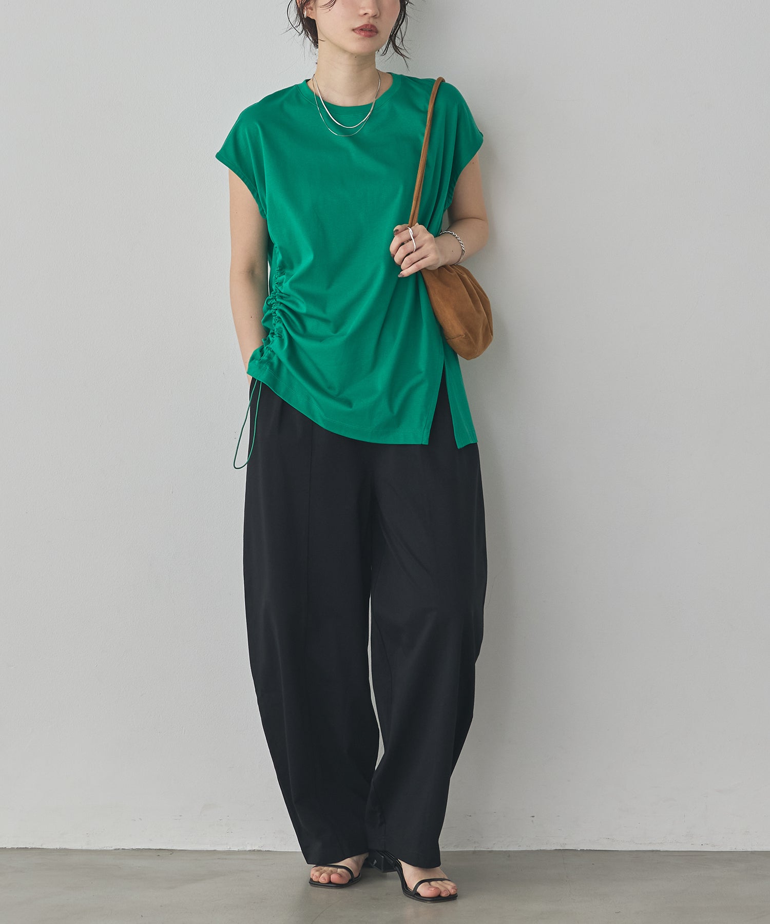 COOL-TOUCH JERSEY COCOON TROUSERS