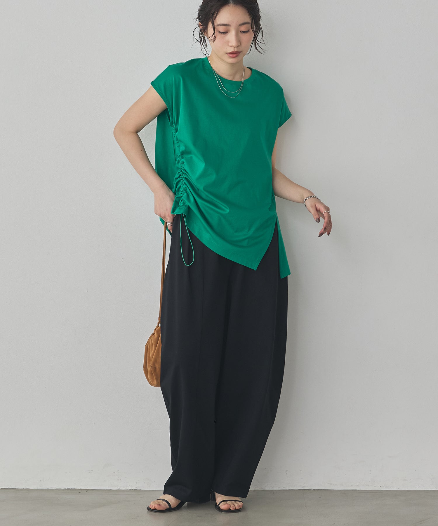 COOL-TOUCH JERSEY COCOON TROUSERS