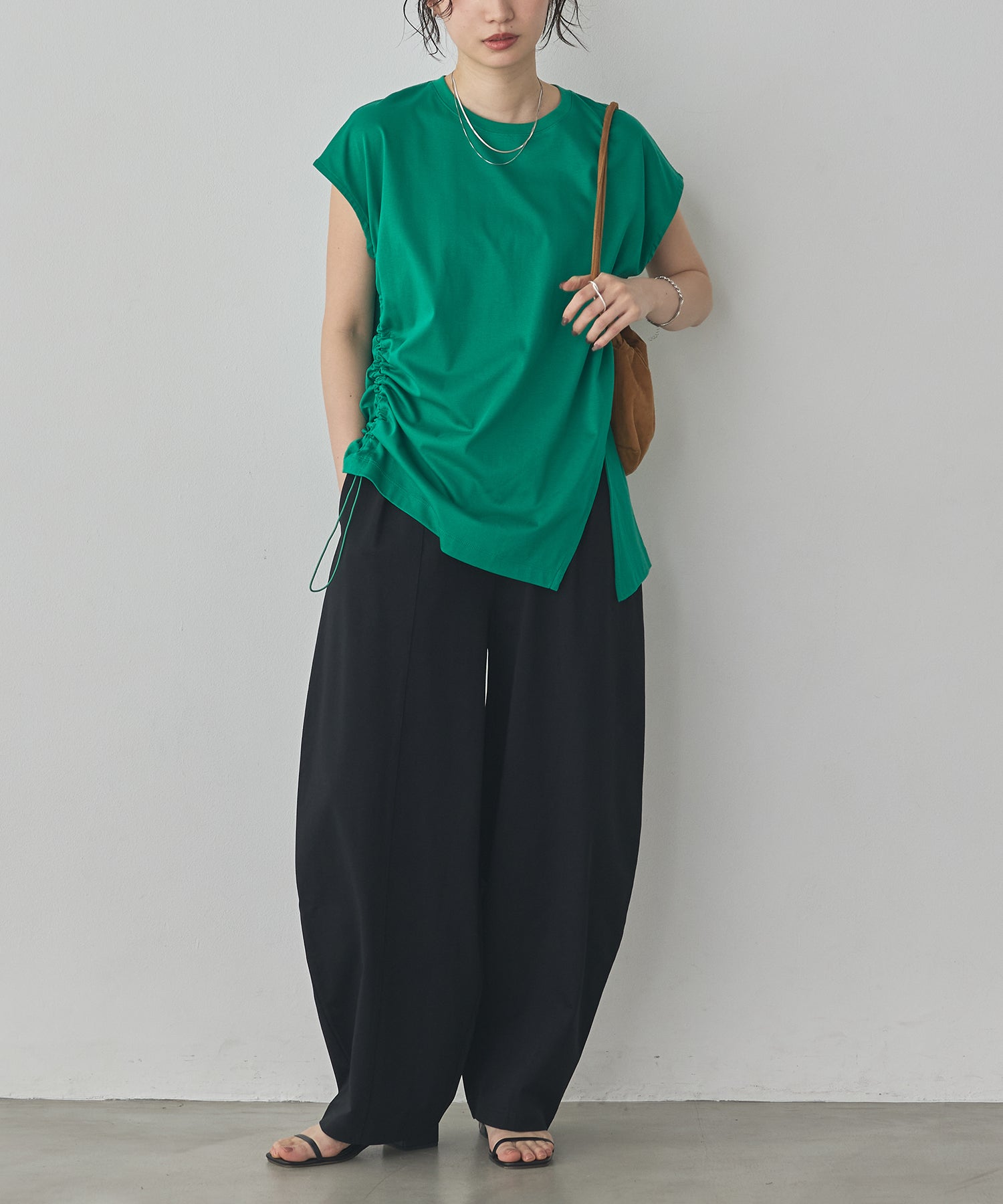 COOL-TOUCH JERSEY COCOON TROUSERS