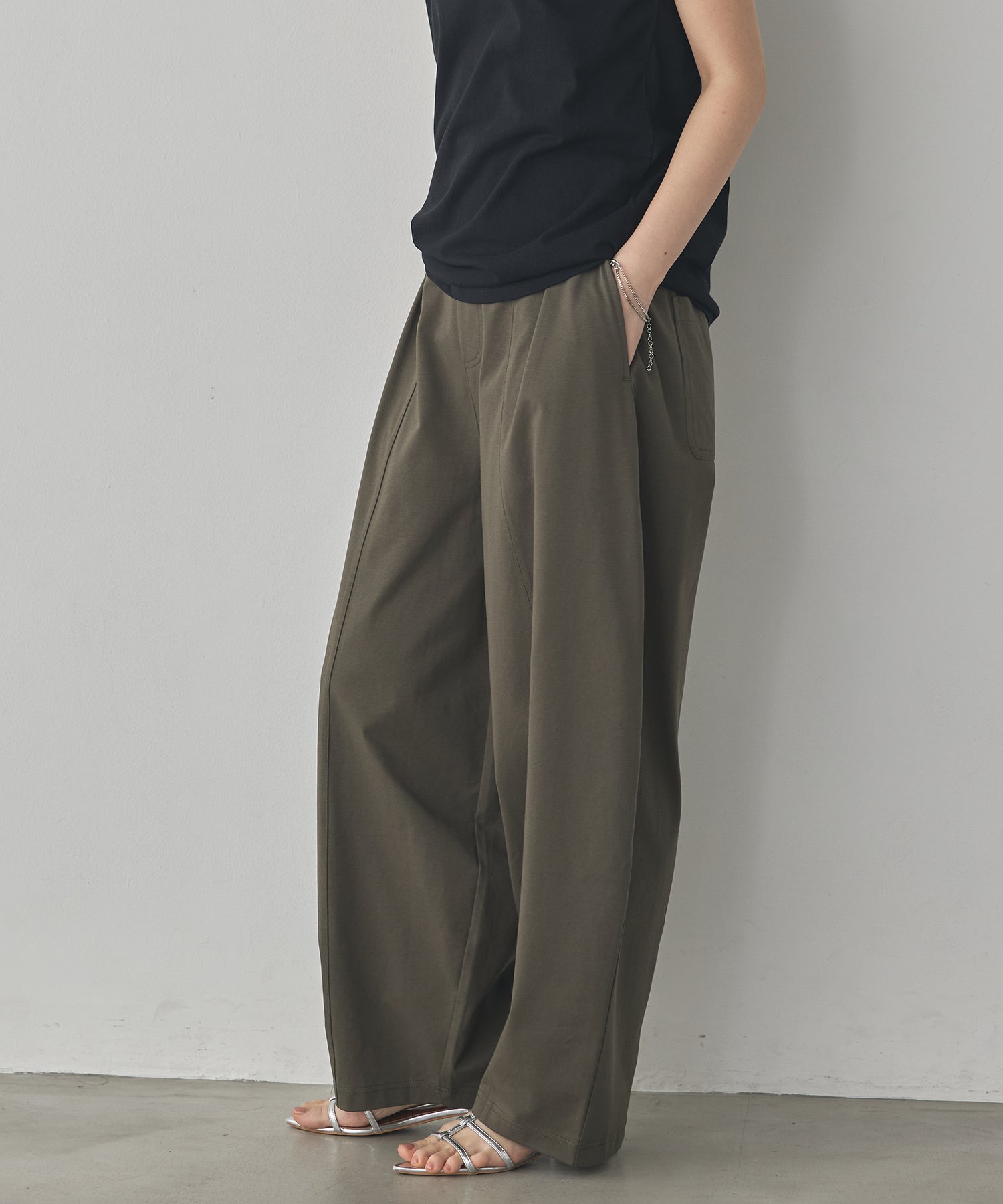 COOL-TOUCH JERSEY COCOON TROUSERS