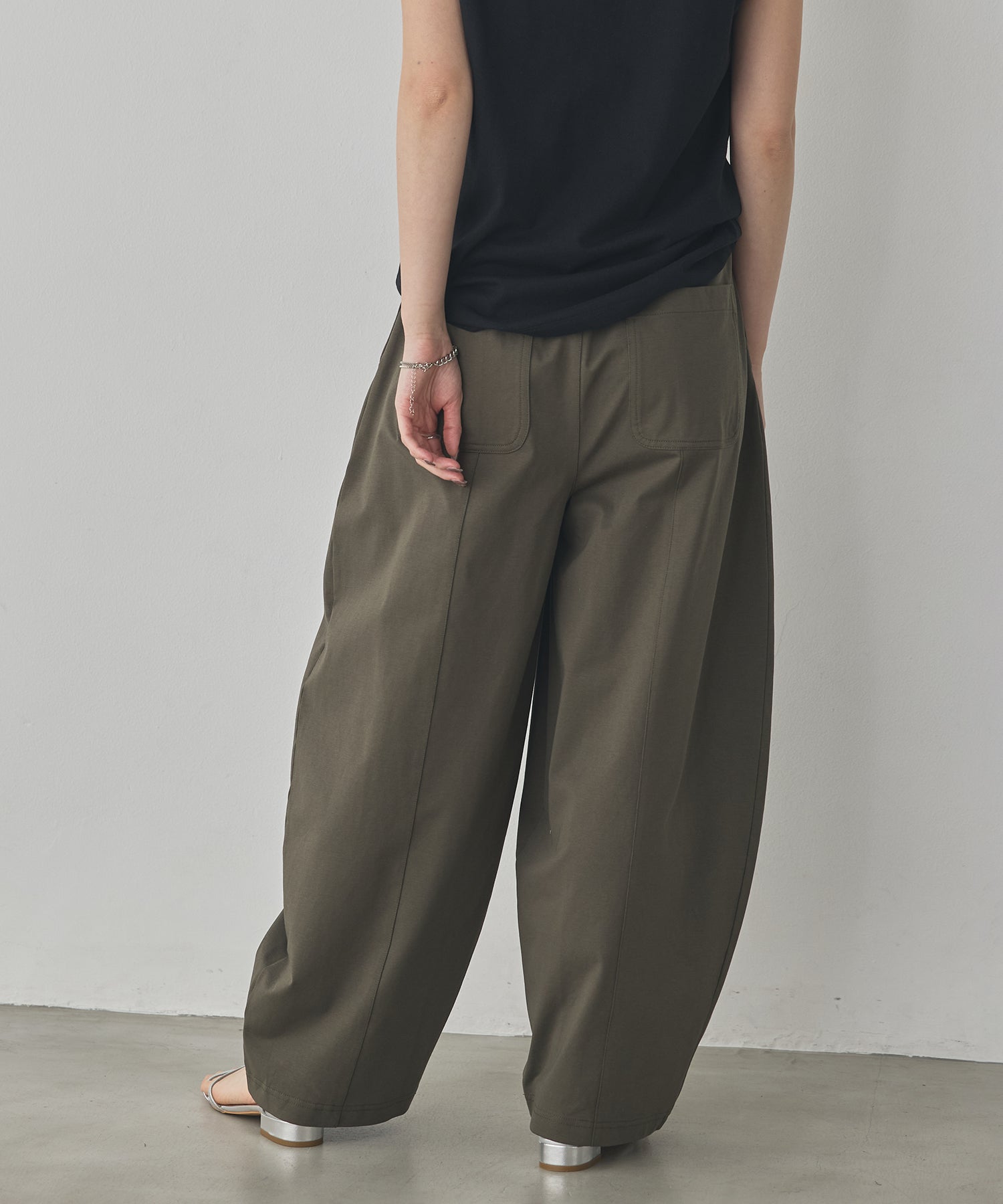 COOL-TOUCH JERSEY COCOON TROUSERS