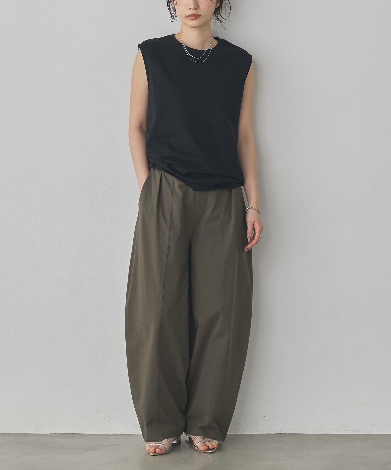 COOL-TOUCH JERSEY COCOON TROUSERS