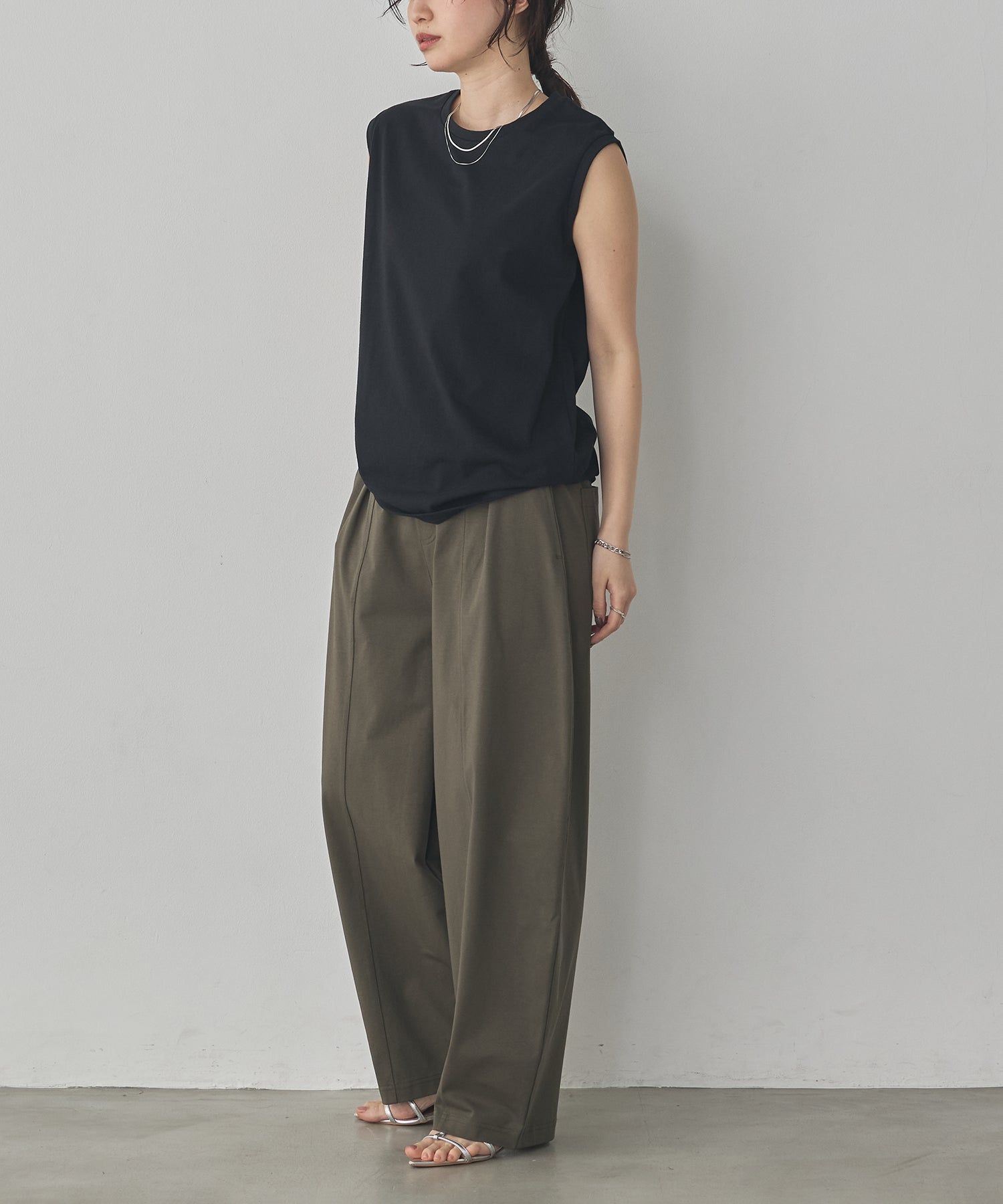 COOL-TOUCH JERSEY COCOON TROUSERS