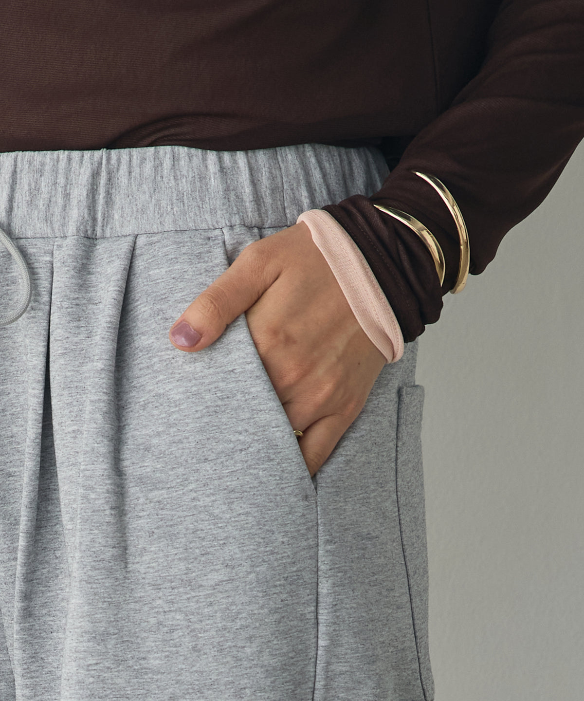 FLEECE-LINED EASY SWEATPANTS