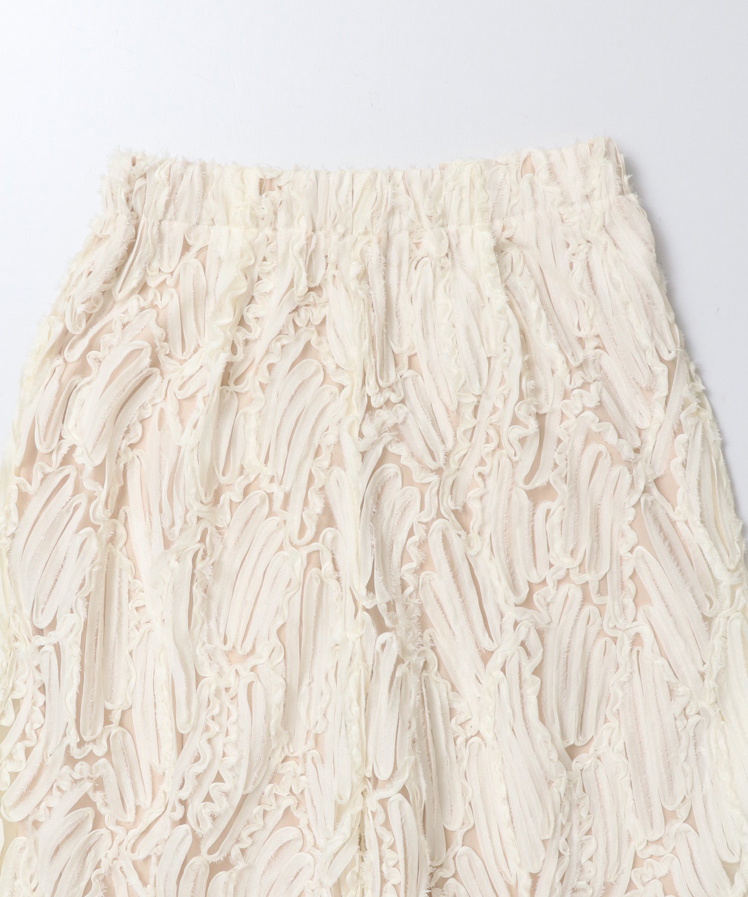 MOTIF LACE STRAIGHT-LEG PANTS