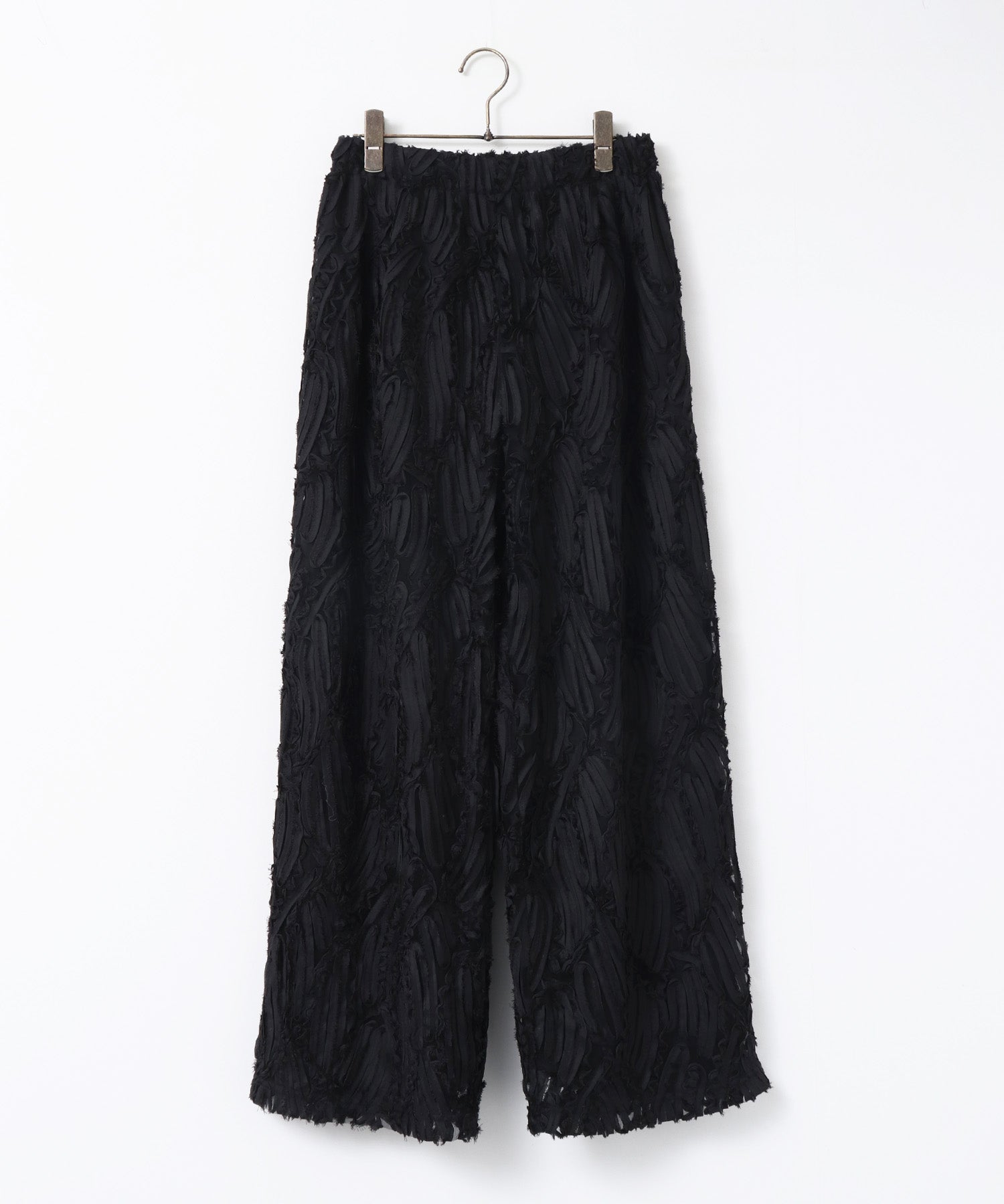 MOTIF LACE STRAIGHT-LEG PANTS