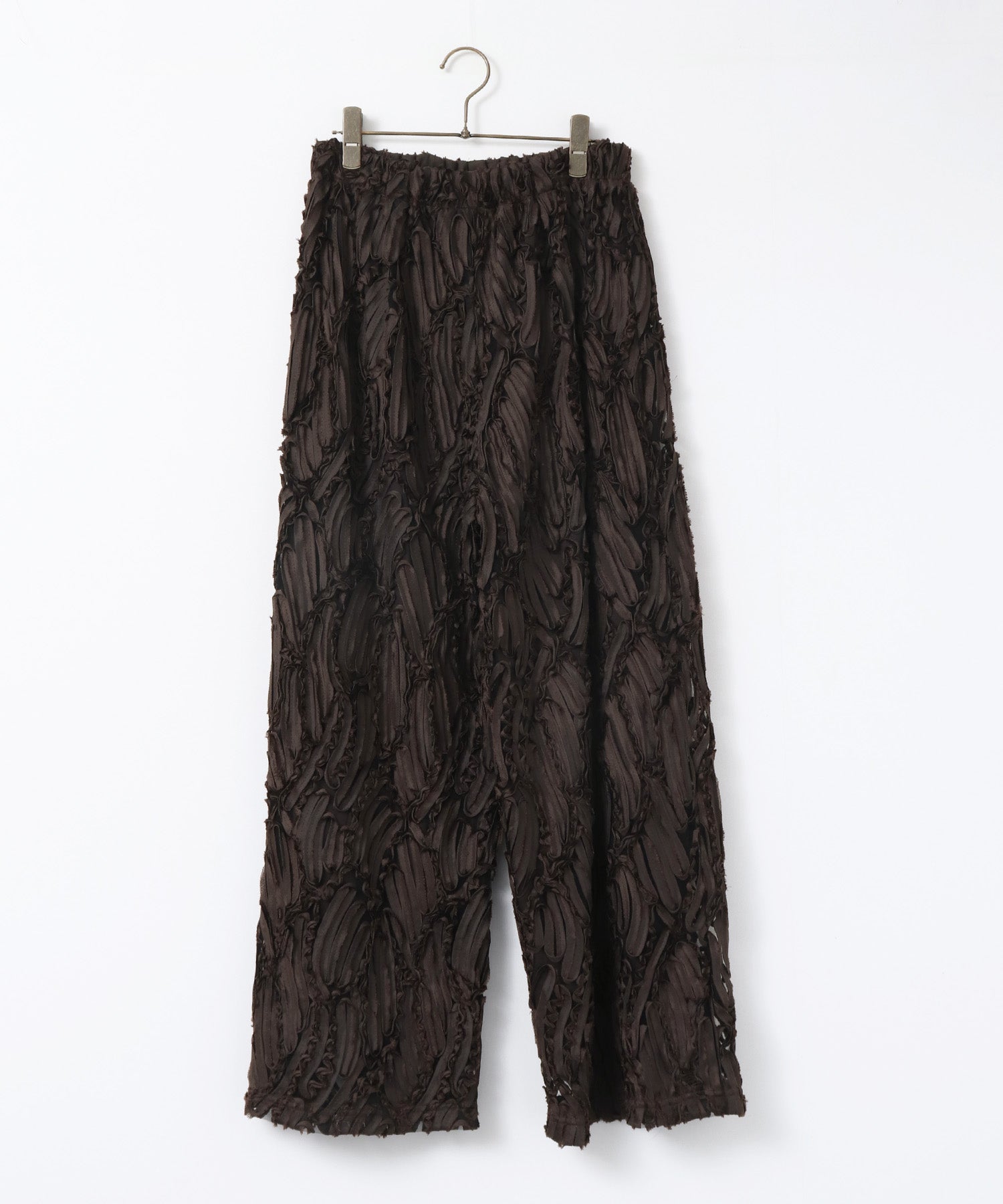 MOTIF LACE STRAIGHT-LEG PANTS