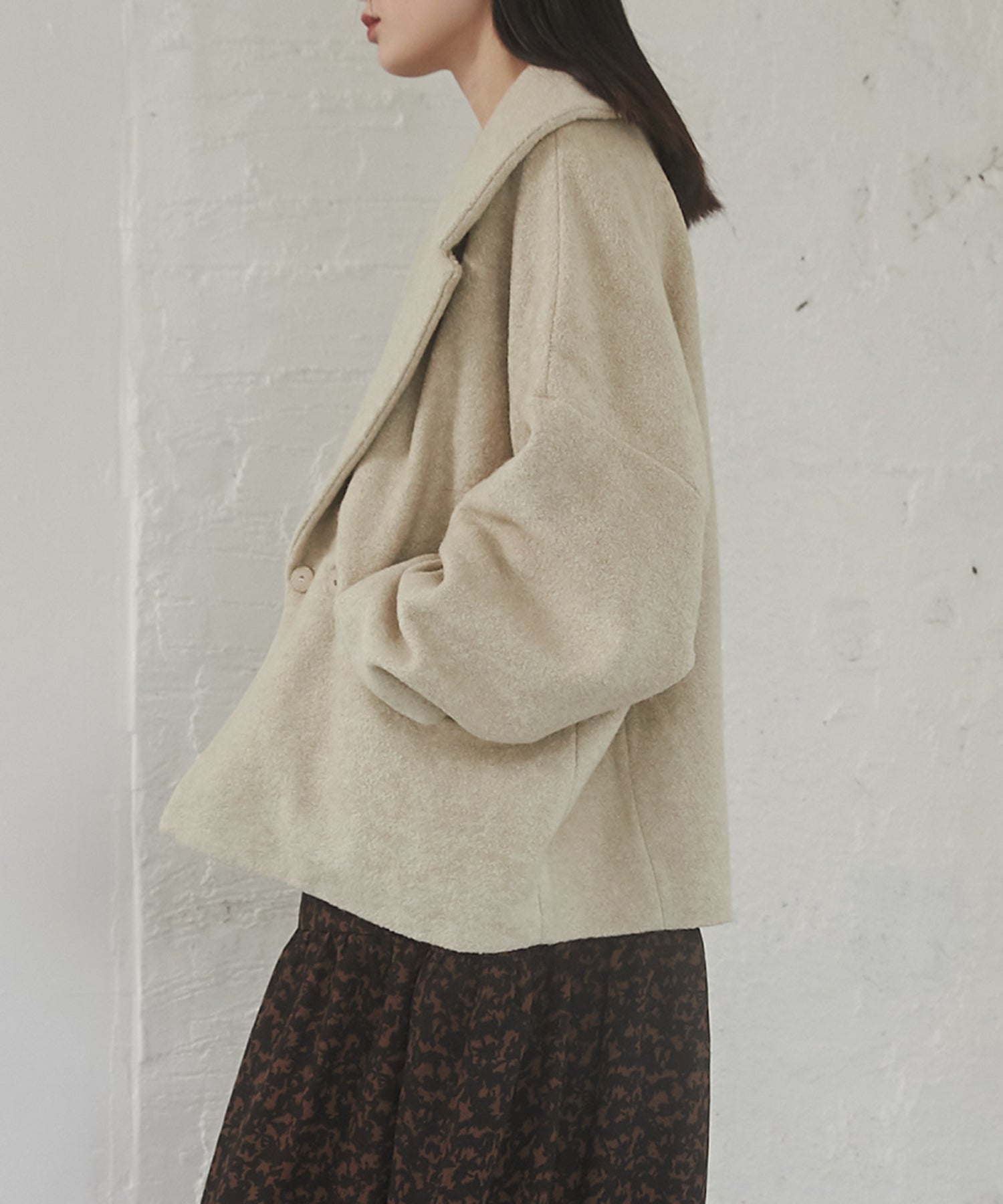 ミニブークレ オーバージャケット