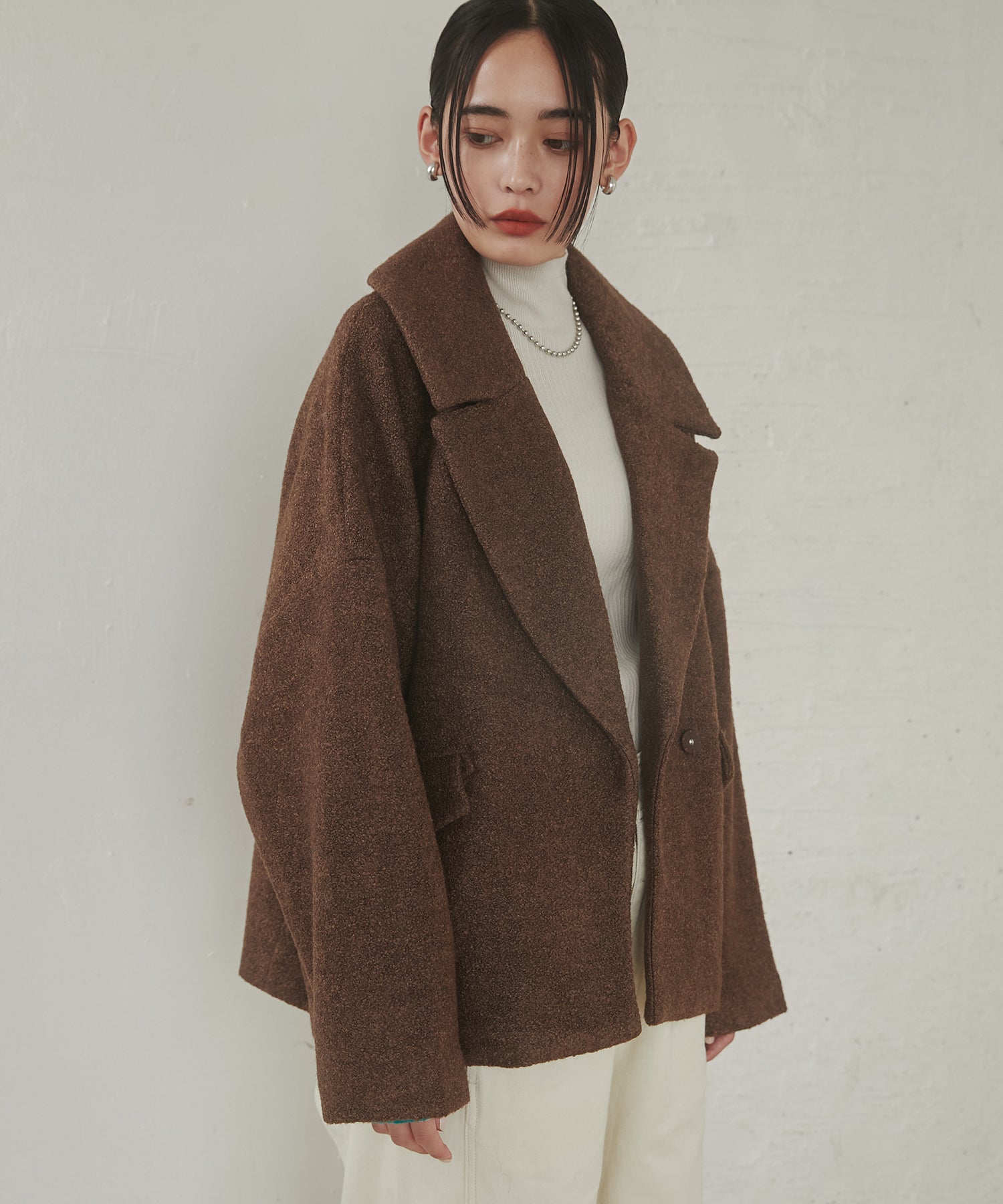 ミニブークレ オーバージャケット