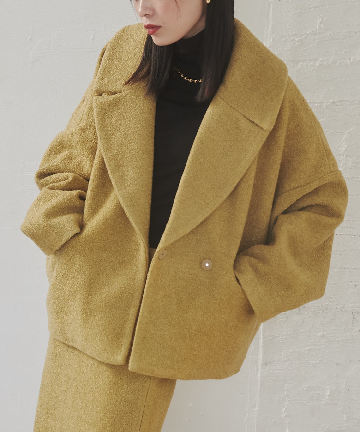 ミニブークレ オーバージャケット