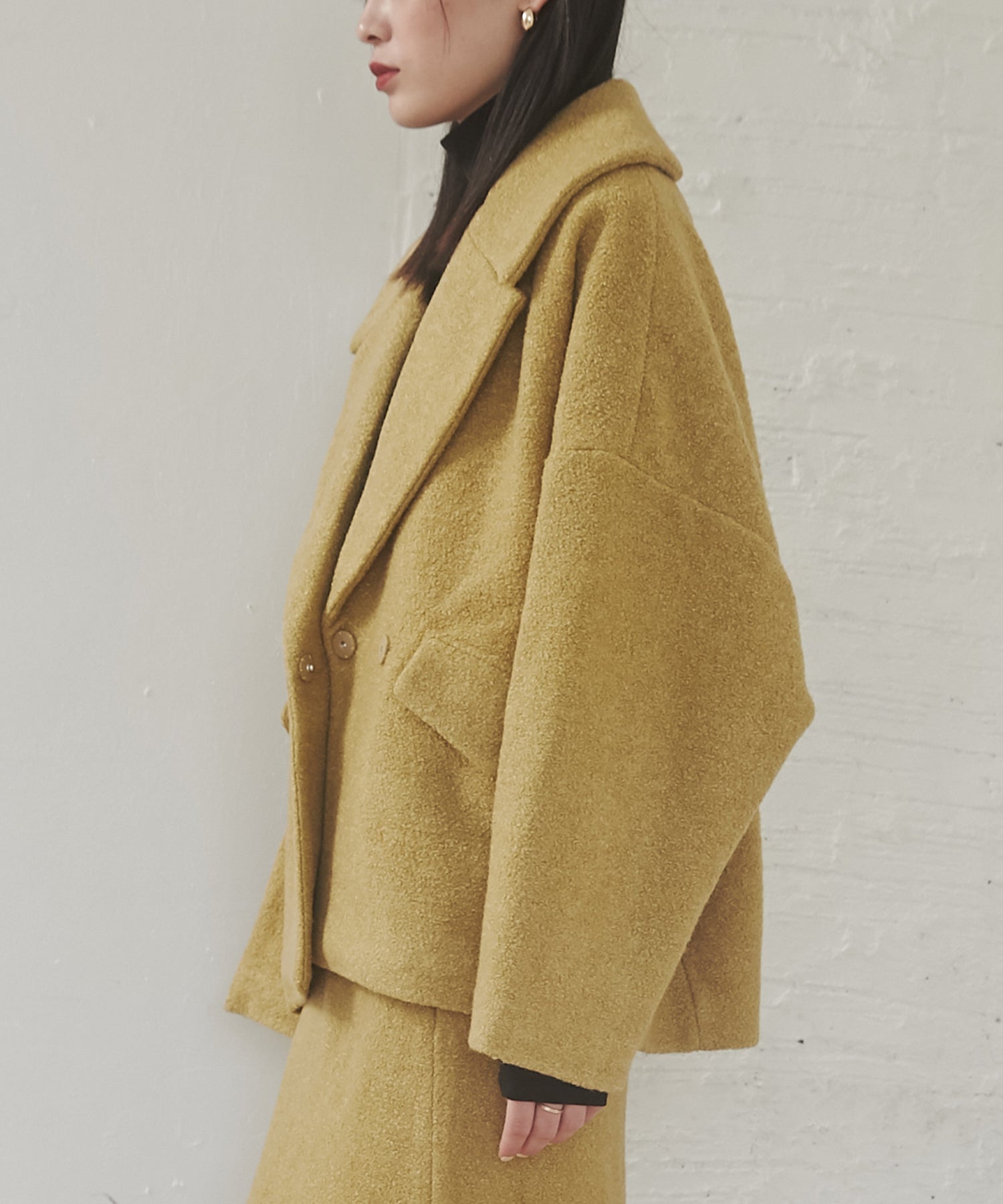 ミニブークレ オーバージャケット