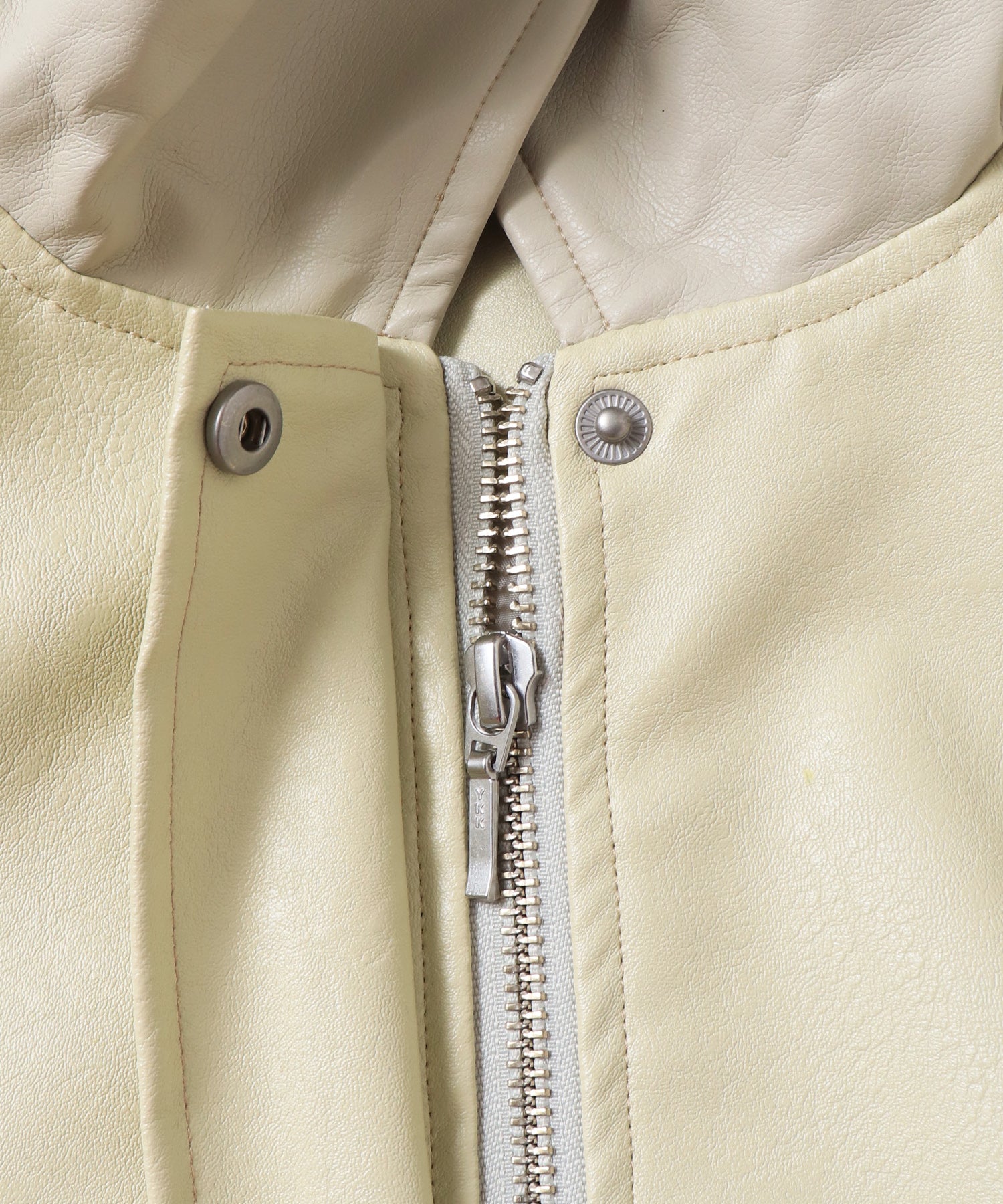 FAUX LEATHER BALLOON BLOUSON