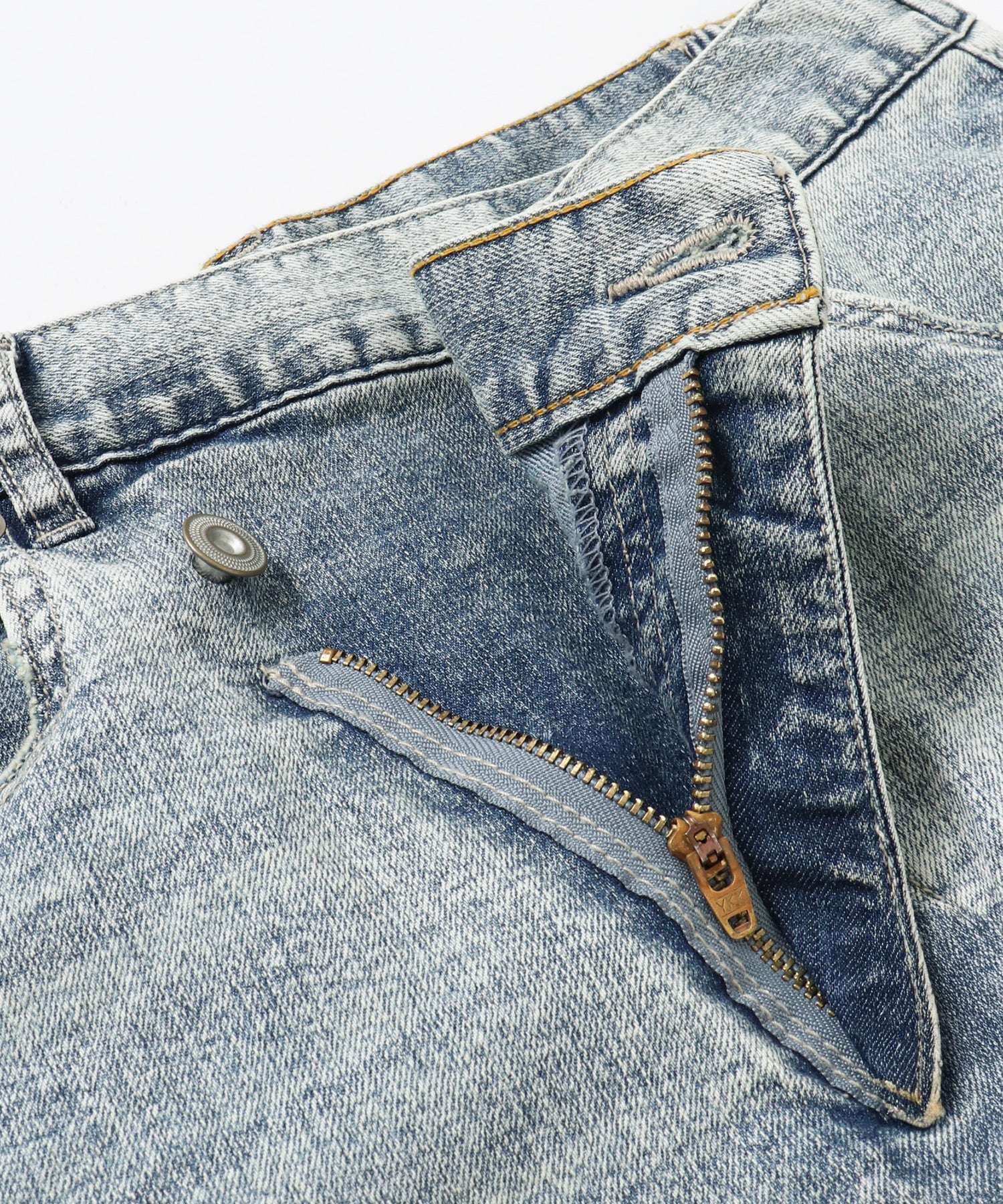 デニム ラップデザイン タイトスカート