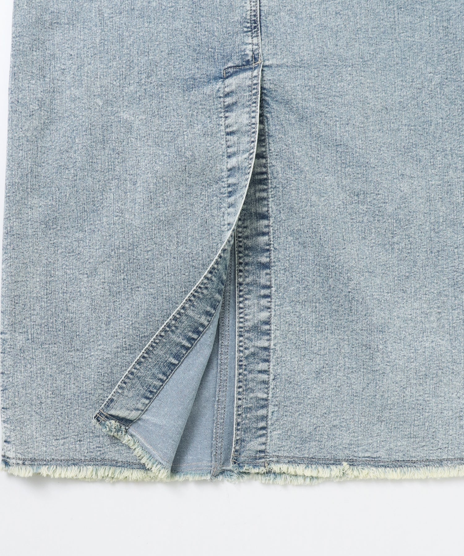 デニム ラップデザイン タイトスカート