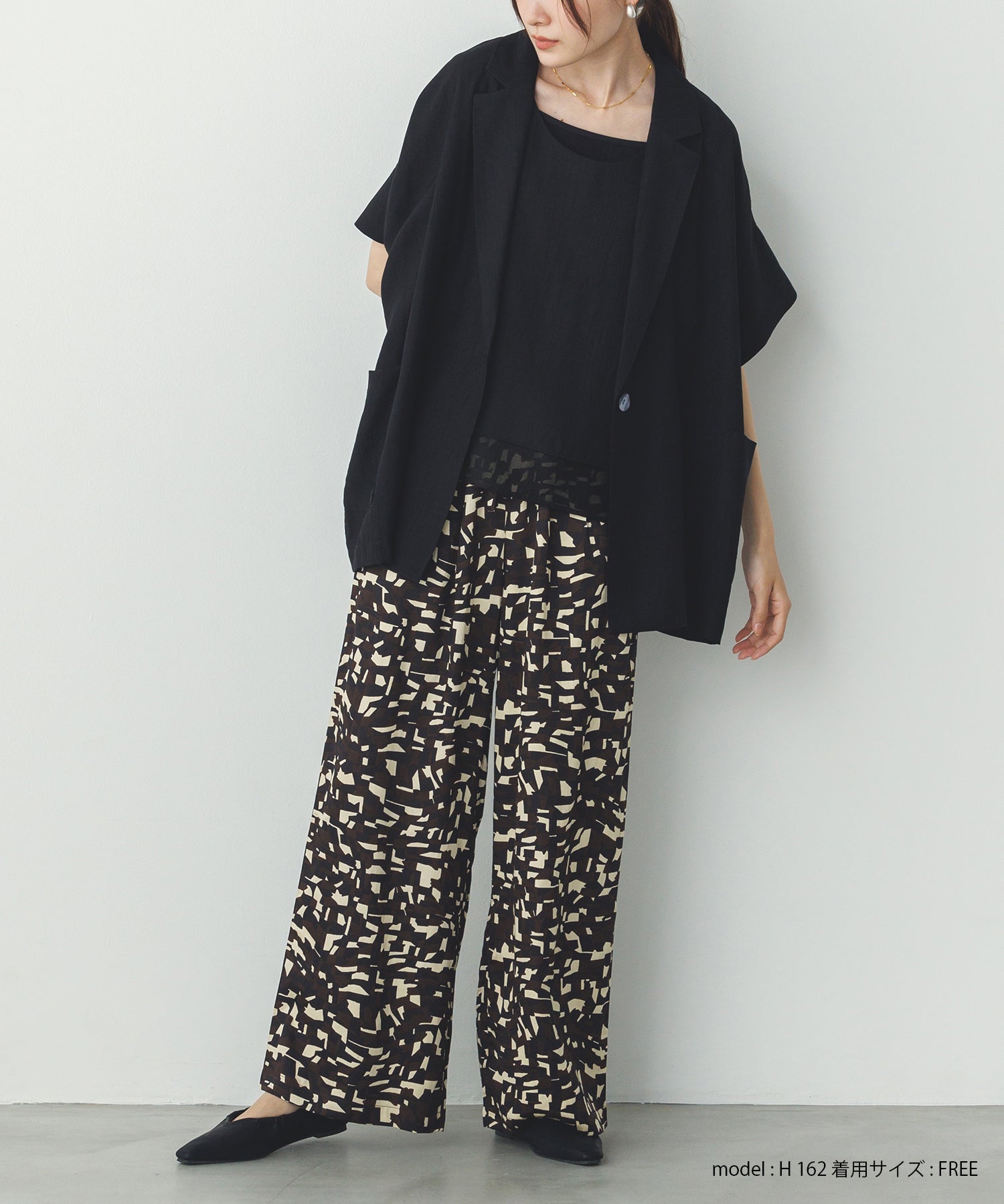 ワッシャーサテン シャツジャケット