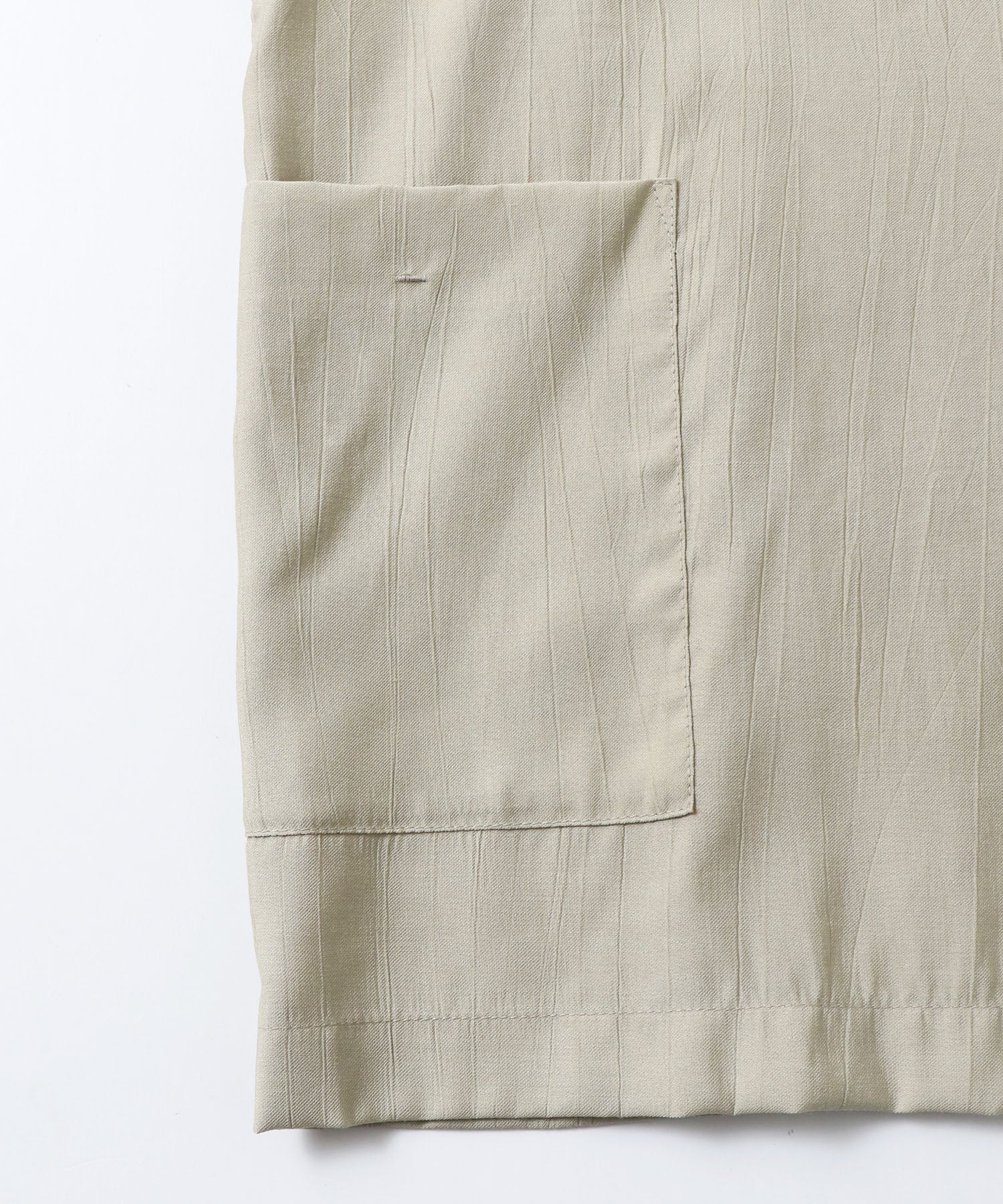 ワッシャーサテン シャツジャケット