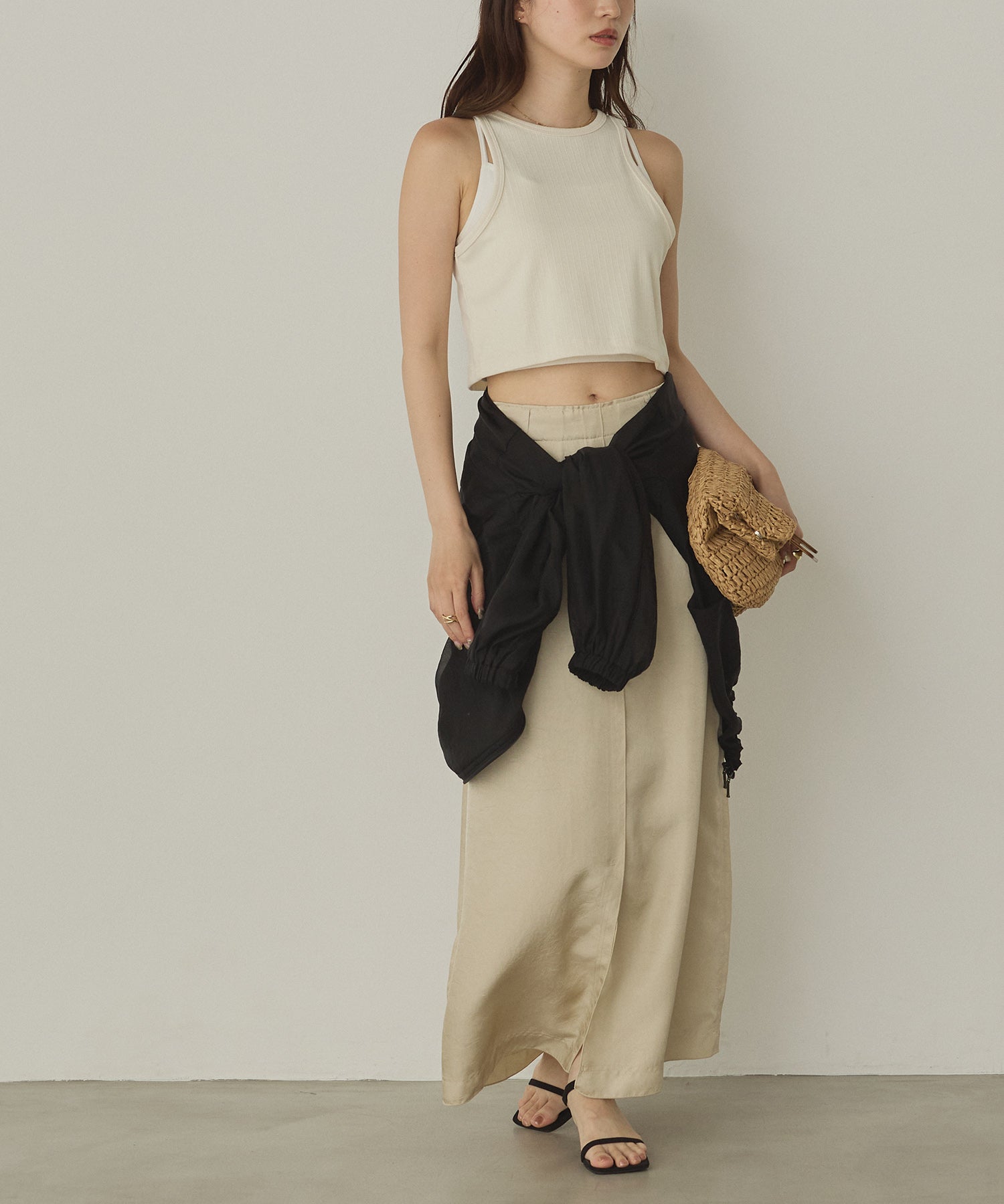 セルロース ナイロンシアー Wジップブルゾン