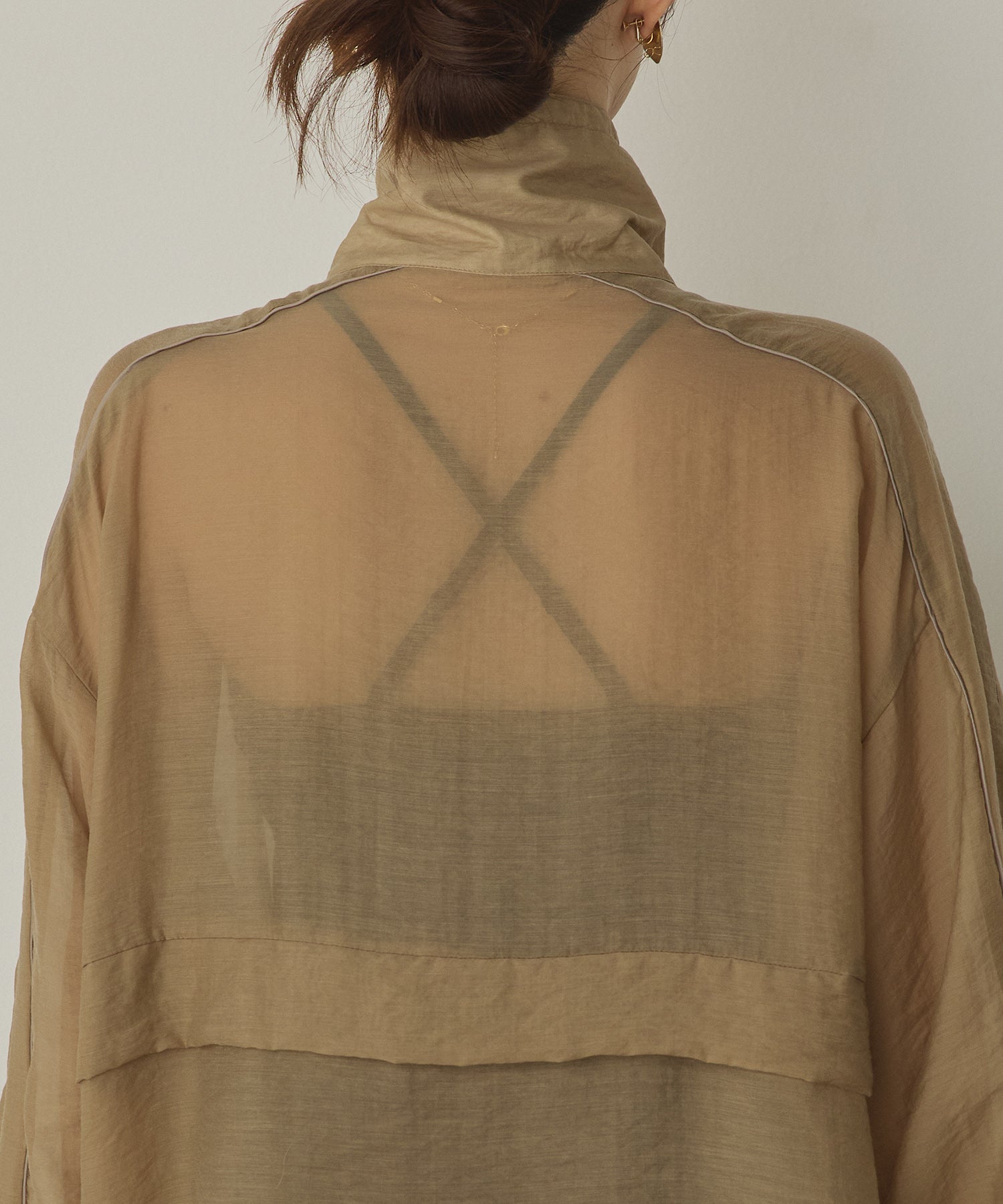 セルロース ナイロンシアー Wジップブルゾン