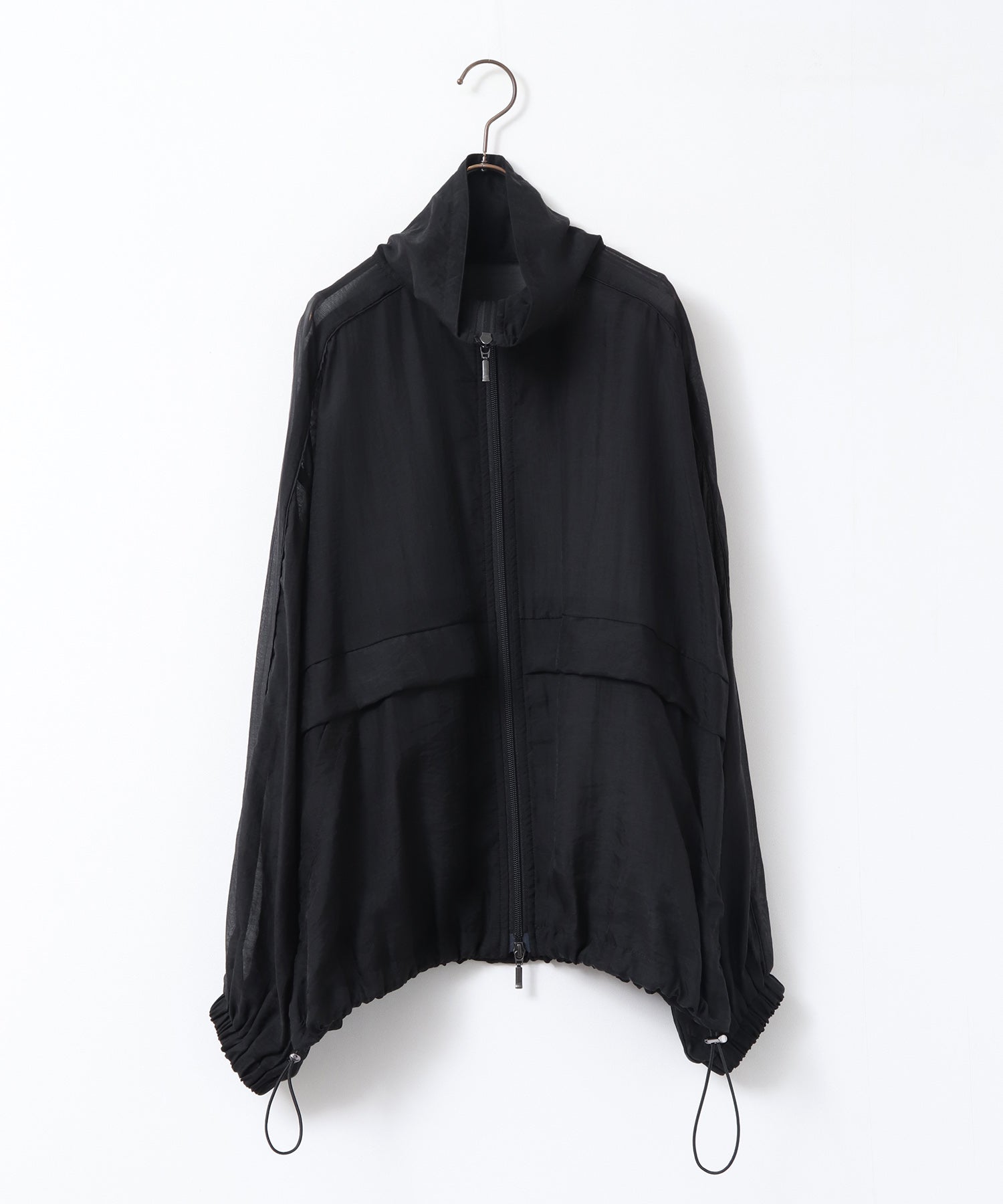 セルロース ナイロンシアー Wジップブルゾン